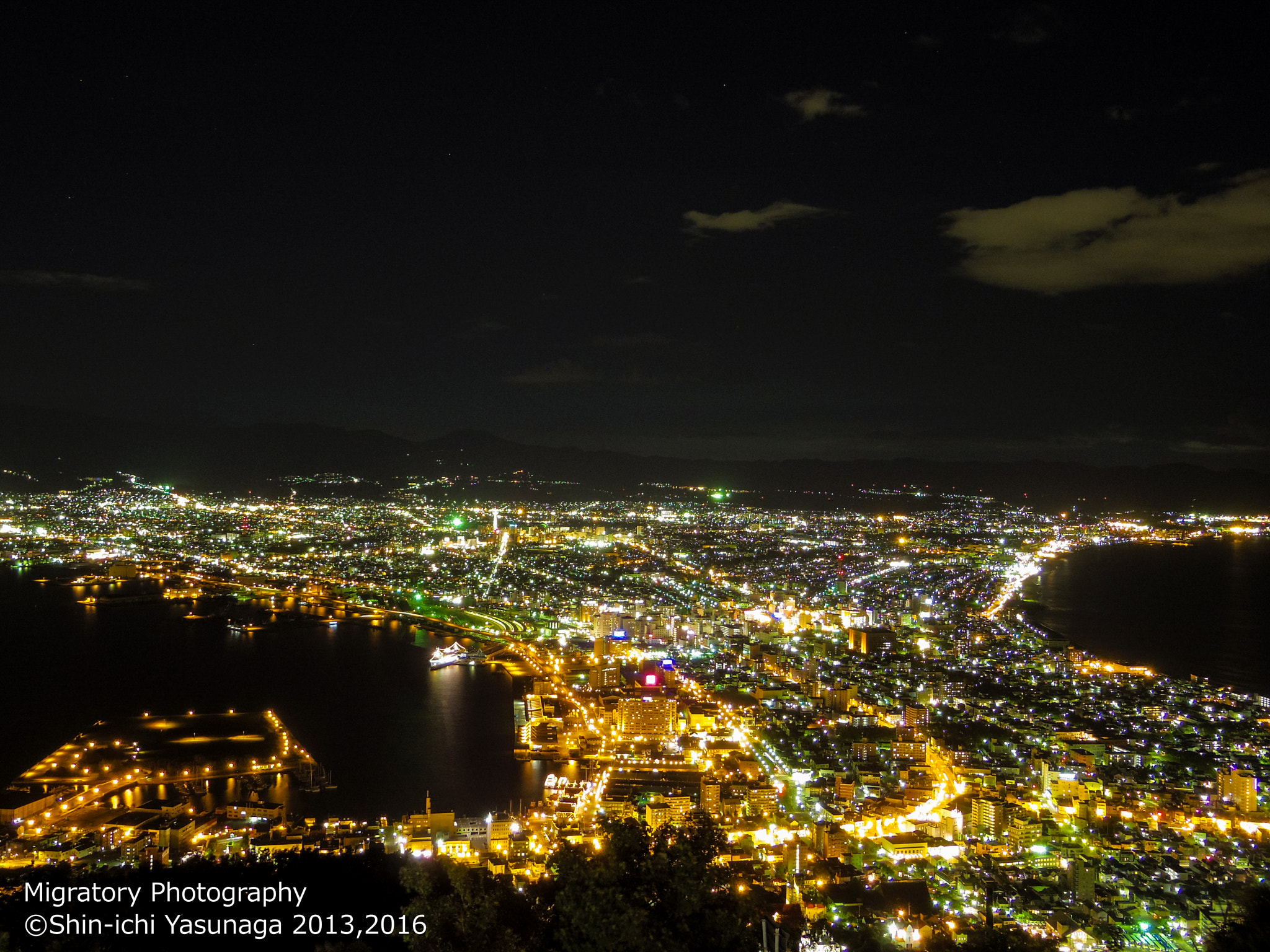 Pentax Q sample photo. Night view from mt.hakodate hokkaido,japan.  photography