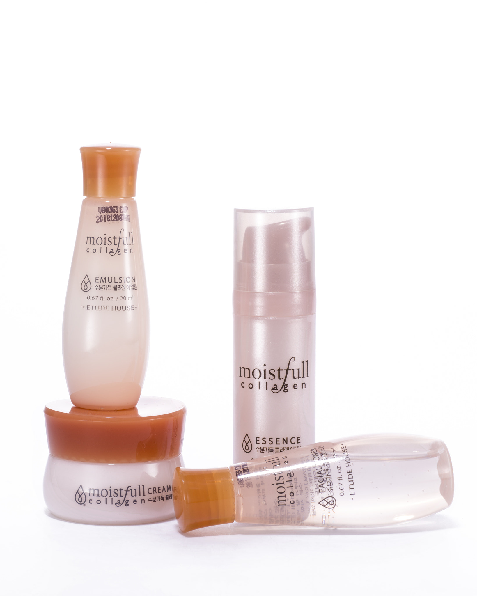 Nikon D800E + PC Micro-Nikkor 85mm f/2.8D sample photo. Moistfull collagen skin care kit suit photography