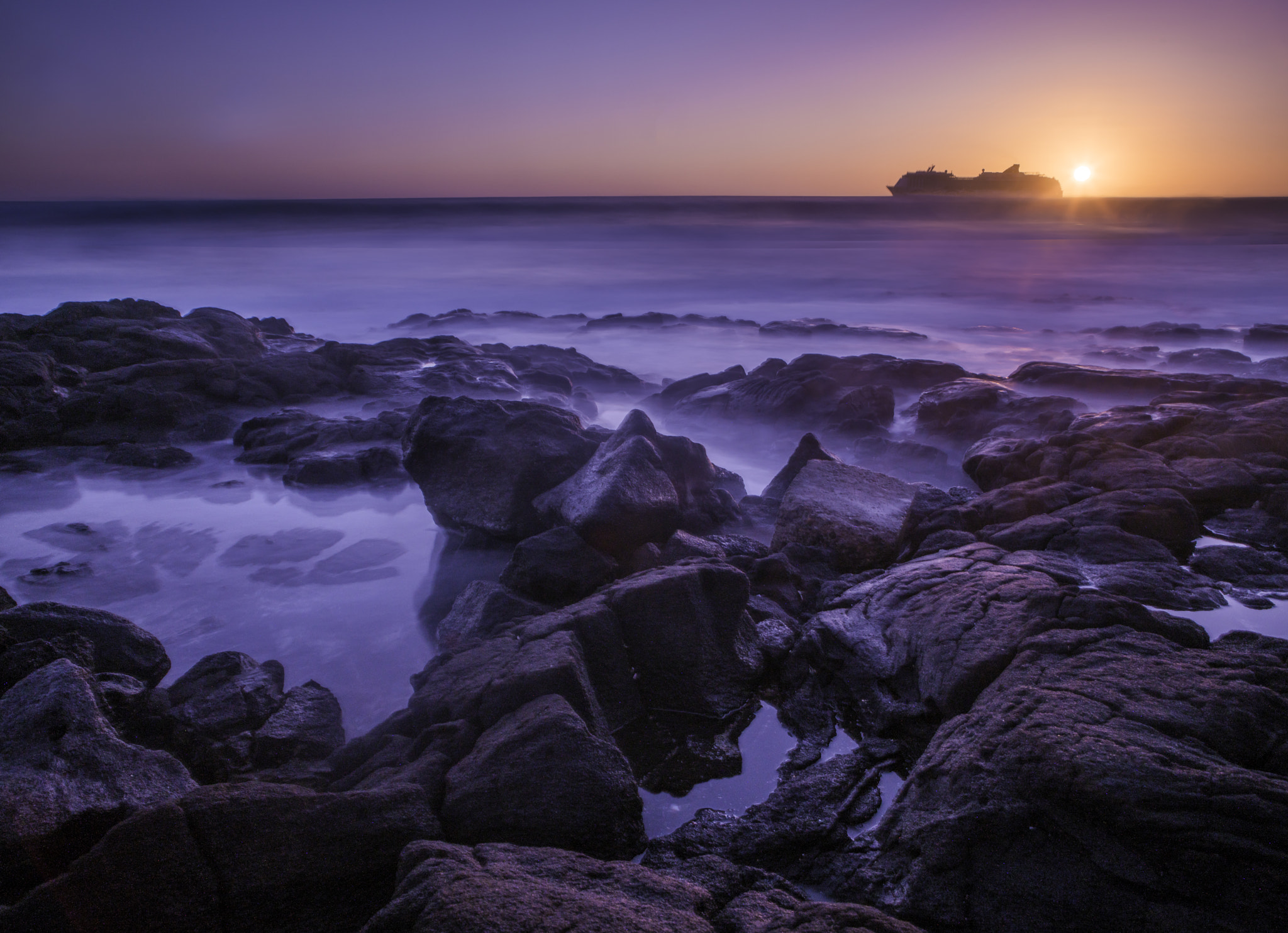 Sony a7R II + Canon EF 24-70mm F2.8L USM sample photo. Cruisin' sunset.jpg photography
