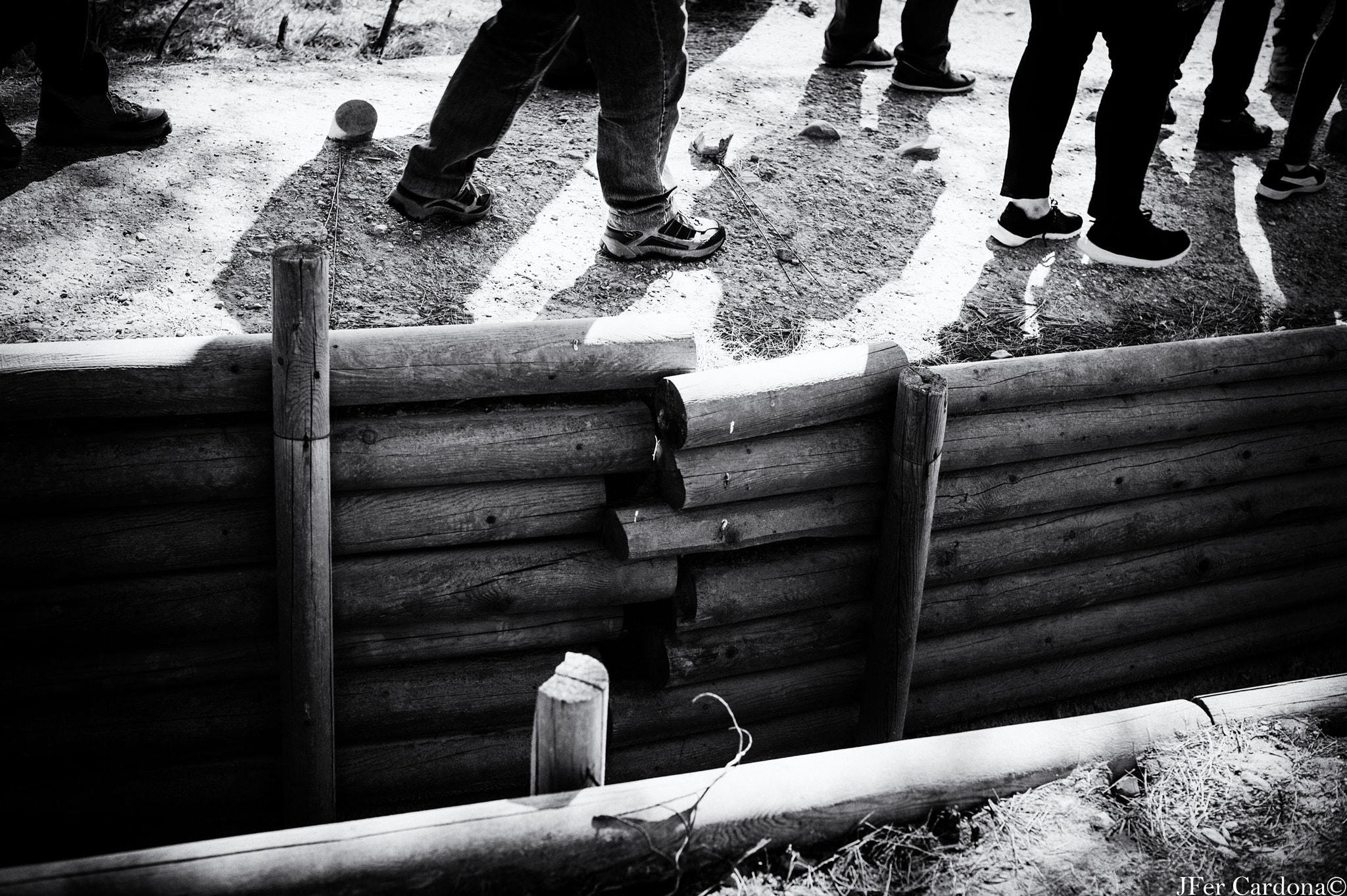 Nikon Df + Nikon AF-S Nikkor 50mm F1.4G sample photo. Wwi trench photography