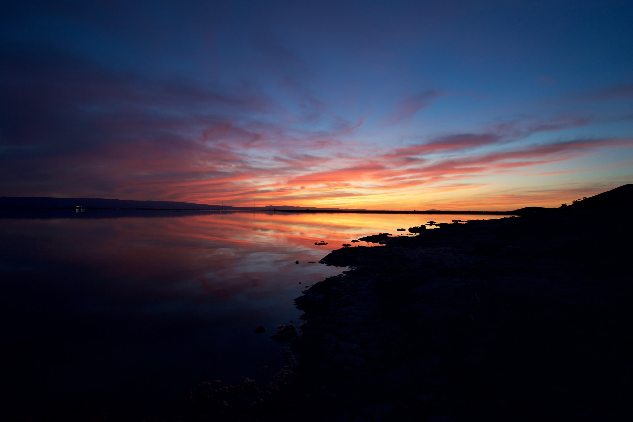 Sony Vario-Tessar T* FE 16-35mm F4 ZA OSS sample photo. Sunset reflection photography