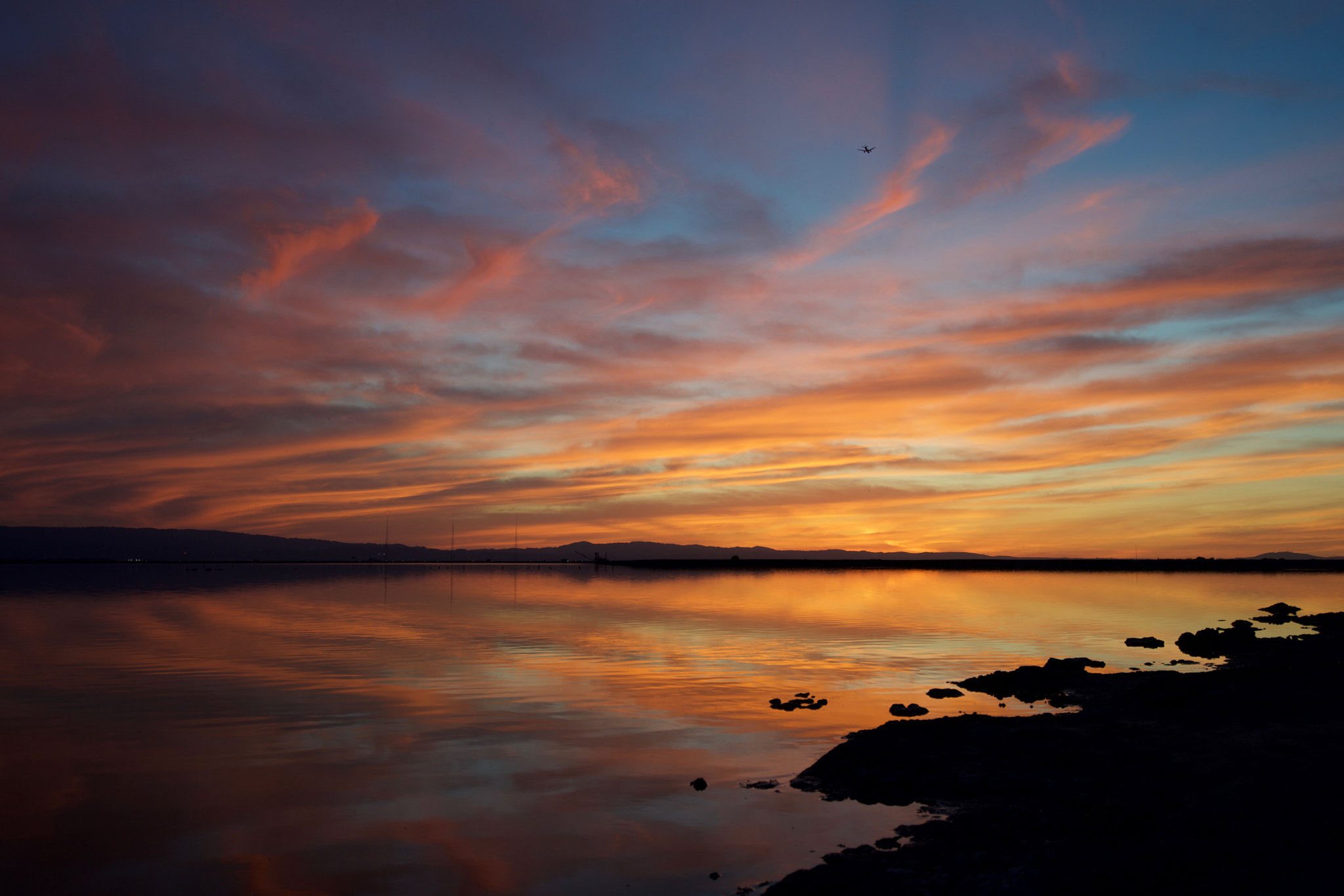 Sony a7 + Sony Vario-Tessar T* FE 16-35mm F4 ZA OSS sample photo. Sunset reflection photography