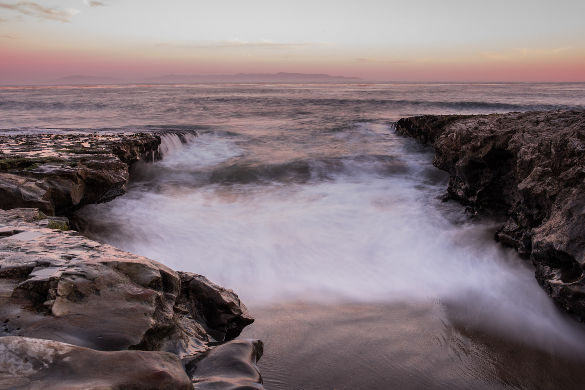 Nikon D750 + AF-S Nikkor 35mm f/1.8G sample photo. Sunset nature's bridge photography