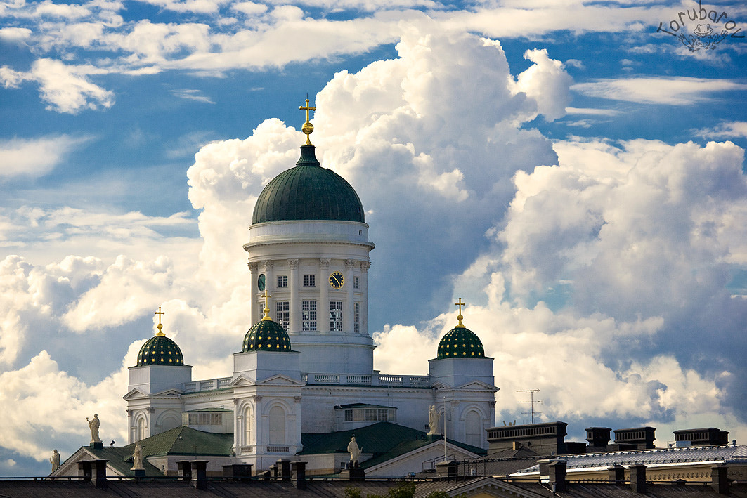 Canon EOS 5D + Canon EF 80-200mm f/2.8L sample photo. Helsinki cathedral photography