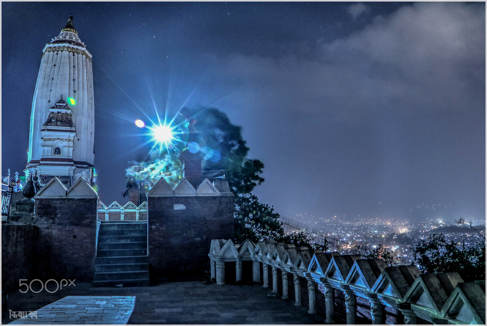 Canon EF-S 18-135mm F3.5-5.6 IS STM sample photo. City view from swayambhunath photography