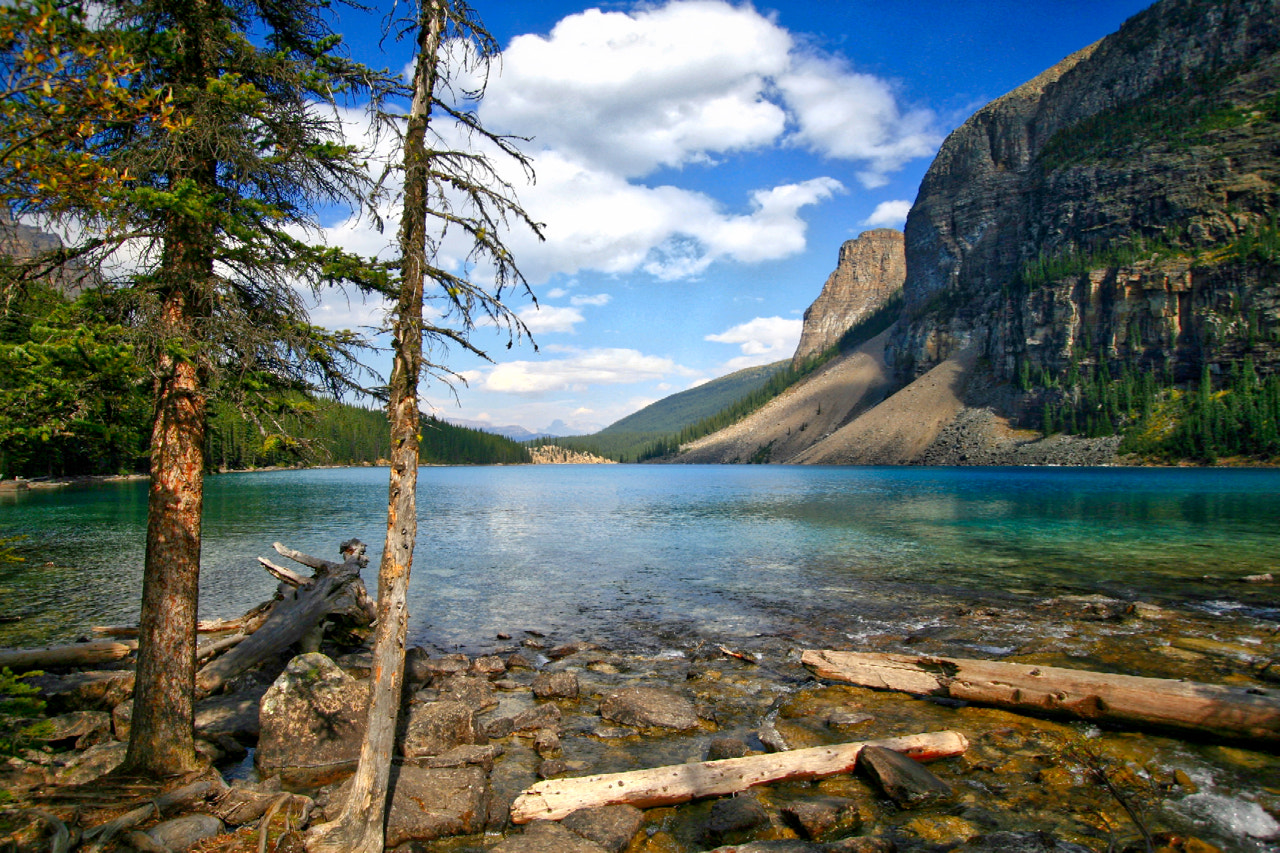 Canon EOS 30D sample photo. Moraine lake photography