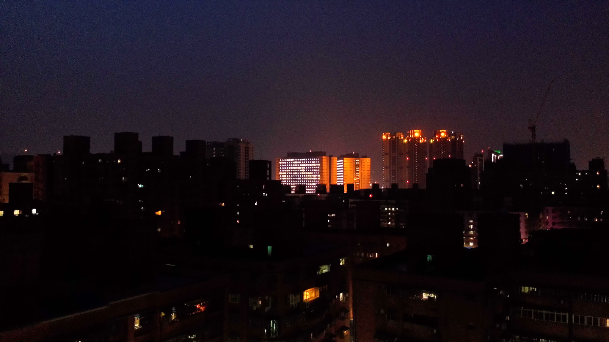 ASUS PadFone sample photo. Night view from my home photography