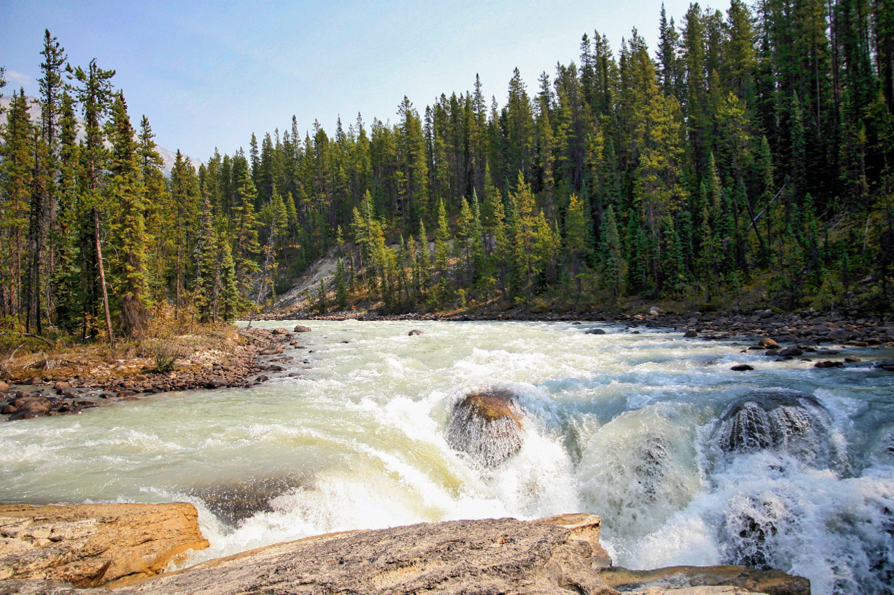 Canon EOS 30D + Canon EF-S 10-22mm F3.5-4.5 USM sample photo. Athabasca river photography