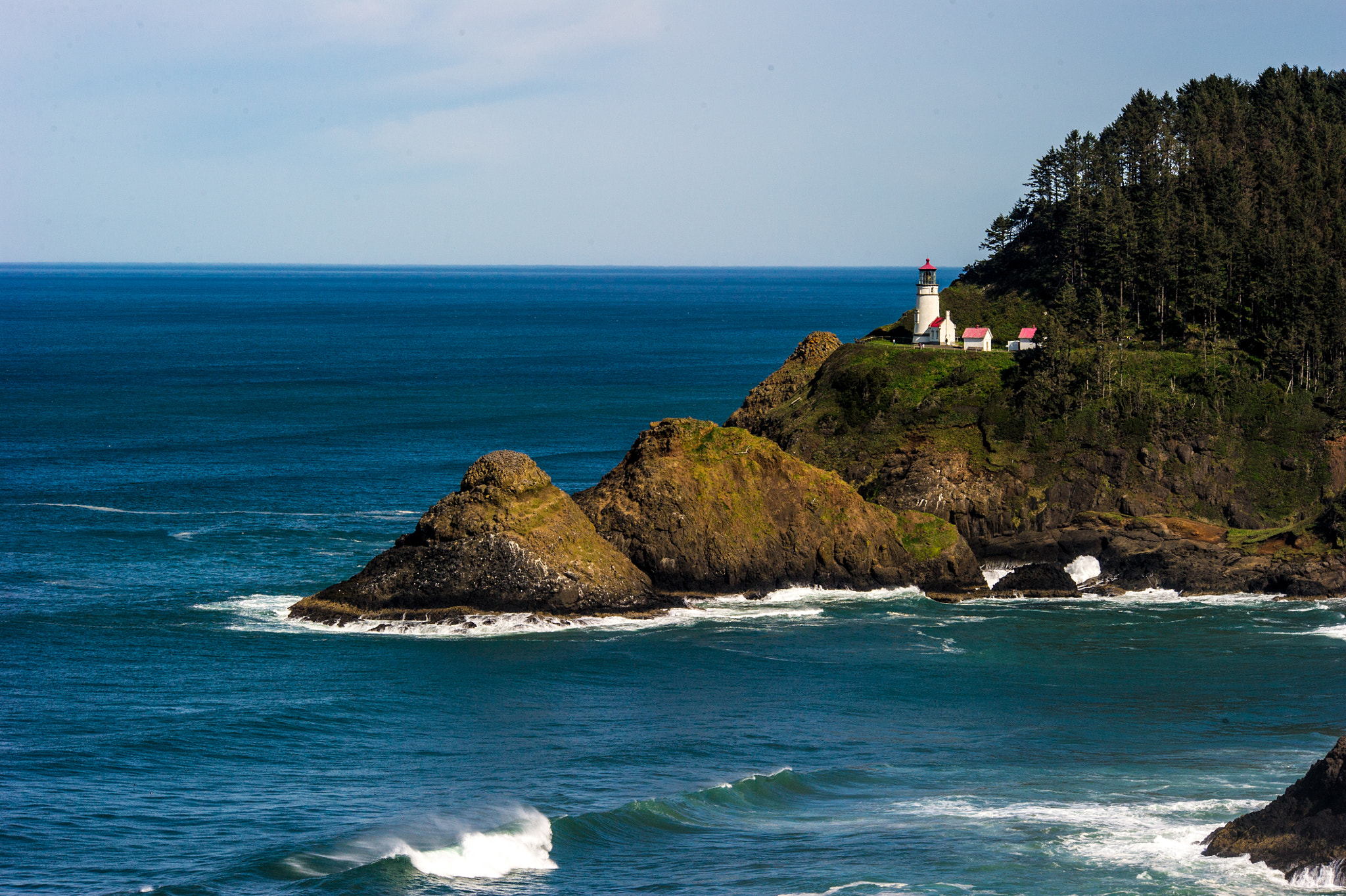 Nikon D3S sample photo. Heceta head lighthouse photography