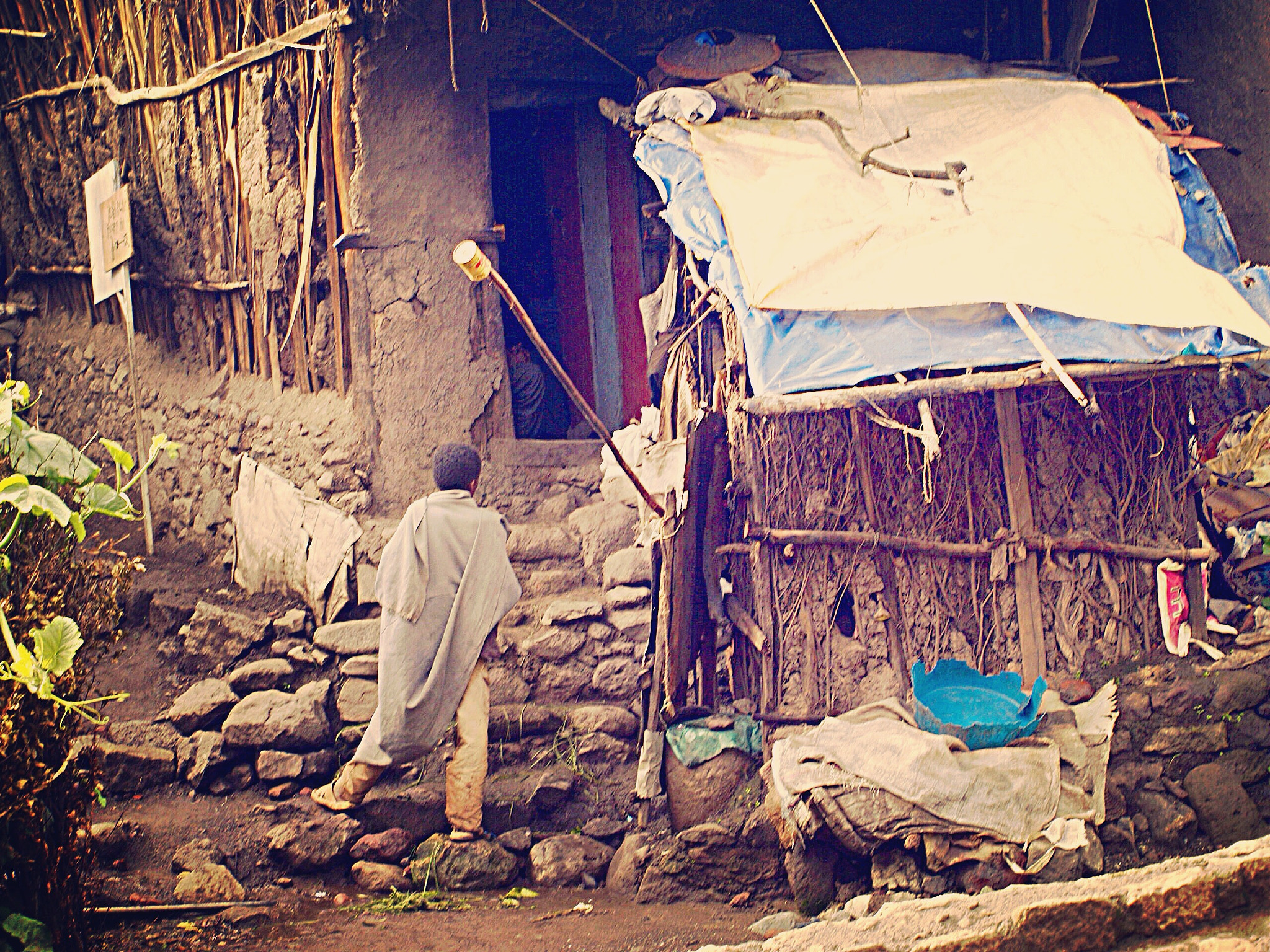 Olympus E-400 (EVOLT E-400) sample photo. Life in lalibela. photography
