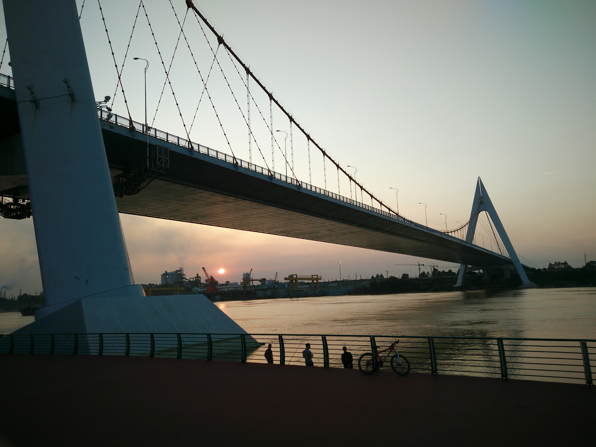 OPPO R7 Plusm sample photo. 27℃ 鹧鸪江bridge liuzhou photography