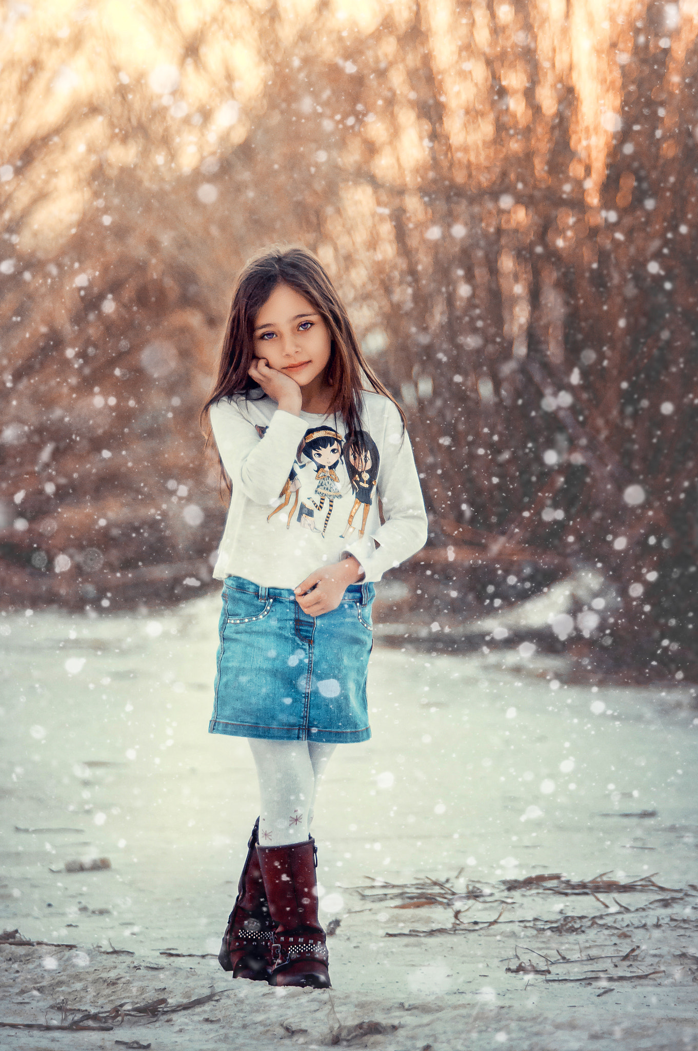 Minolta AF 80-200mm F2.8 HS-APO G sample photo. Sweety winter photography
