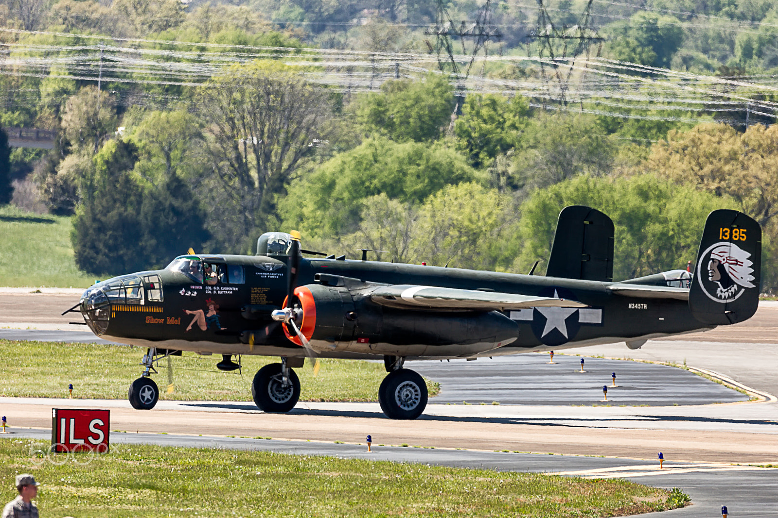 Canon EOS 5DS + Sigma 150-600mm F5-6.3 DG OS HSM | C sample photo. North american b-25 mitchell photography