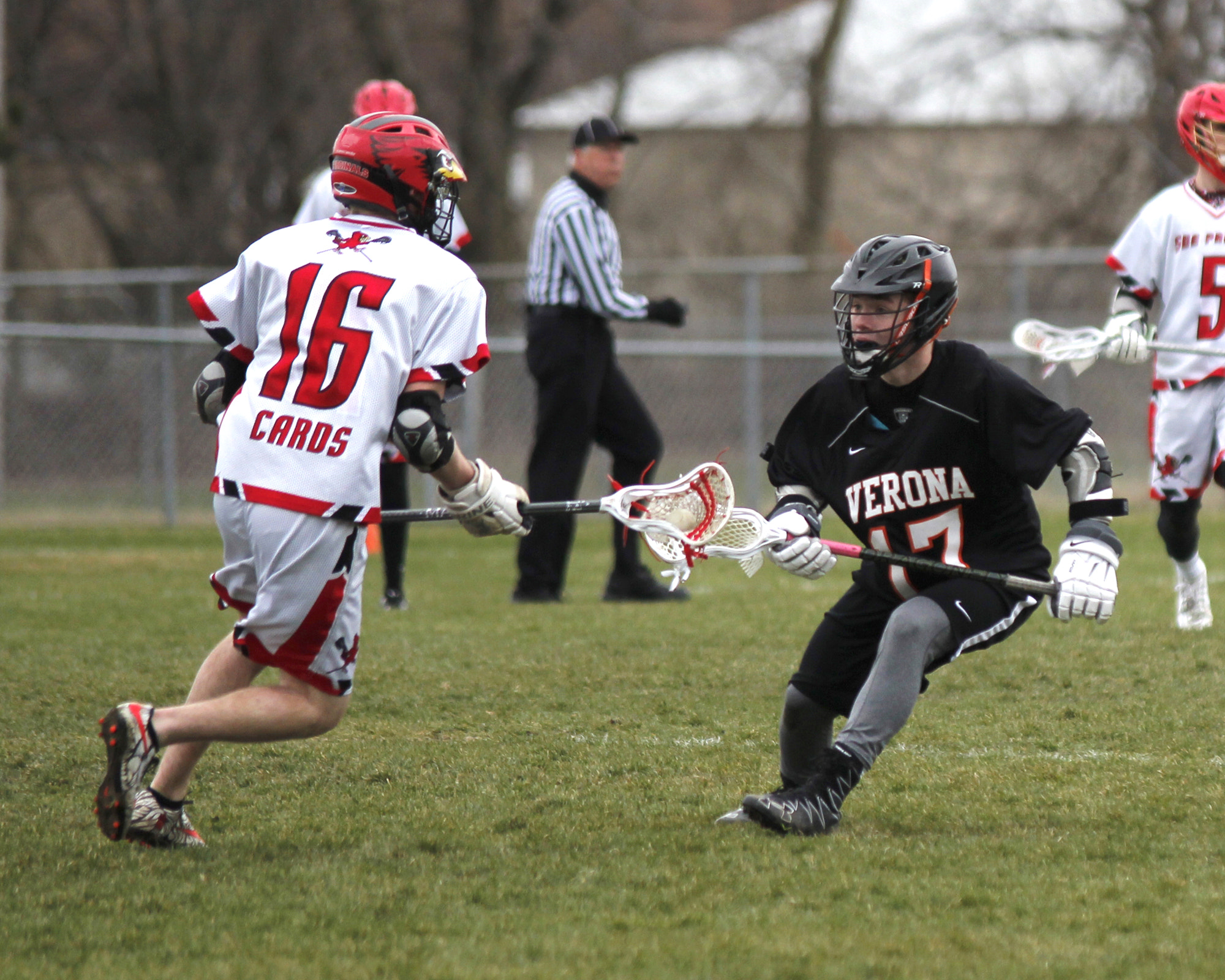 Tamron SP AF 70-200mm F2.8 Di LD (IF) MACRO sample photo. Verona varsity lacrosse vs sun prairie photography