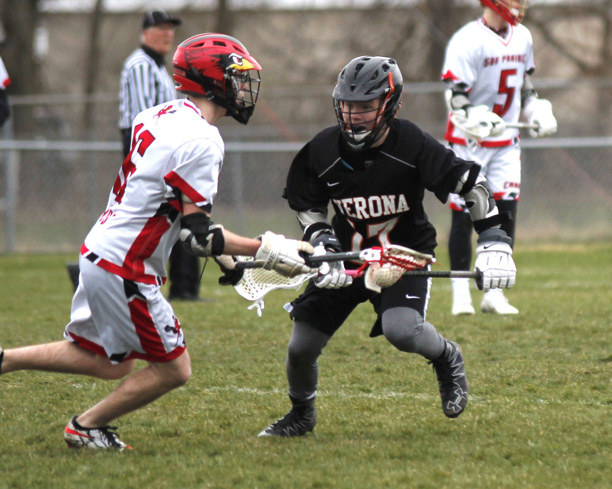 Tamron SP AF 70-200mm F2.8 Di LD (IF) MACRO sample photo. Verona varsity lacrosse vs sun prairie photography