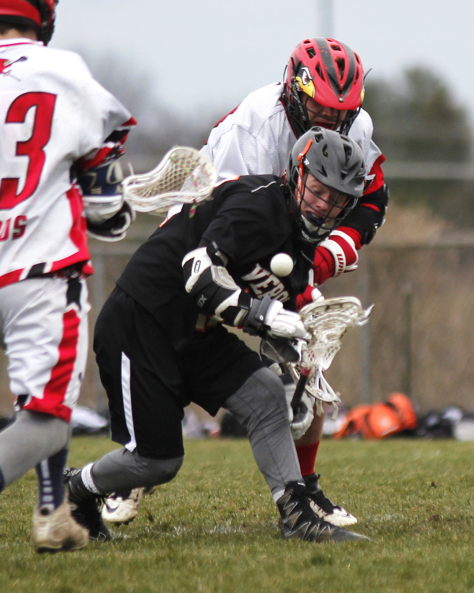 Tamron SP AF 70-200mm F2.8 Di LD (IF) MACRO sample photo. Verona varsity lacrosse vs sun prairie photography