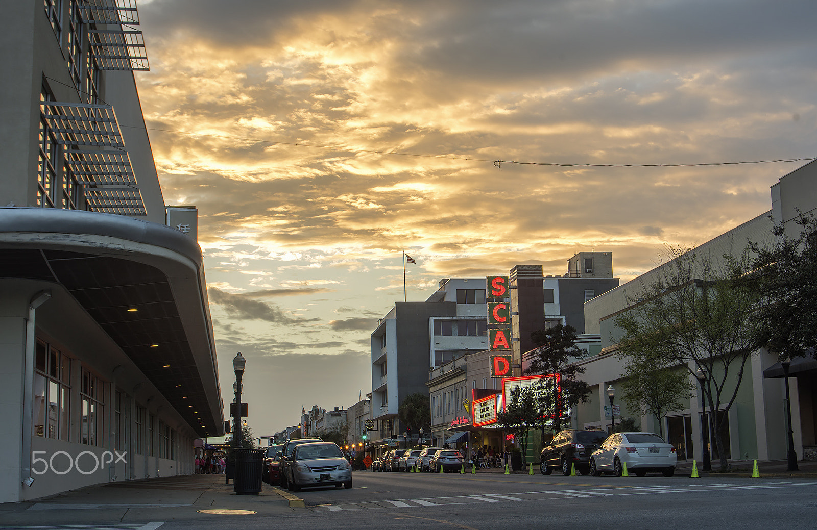 Tamron AF 19-35mm f/3.5-4.5 (A10) sample photo. Savannah sunset photography