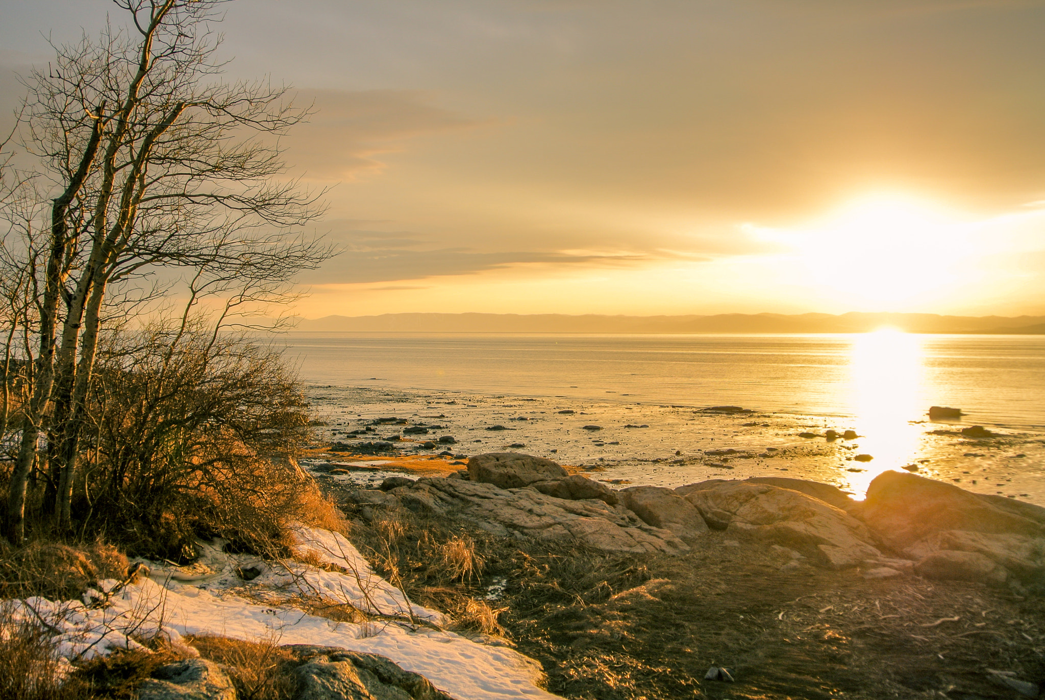 Nikon 1 J2 sample photo. Sunset in la pocatiere photography