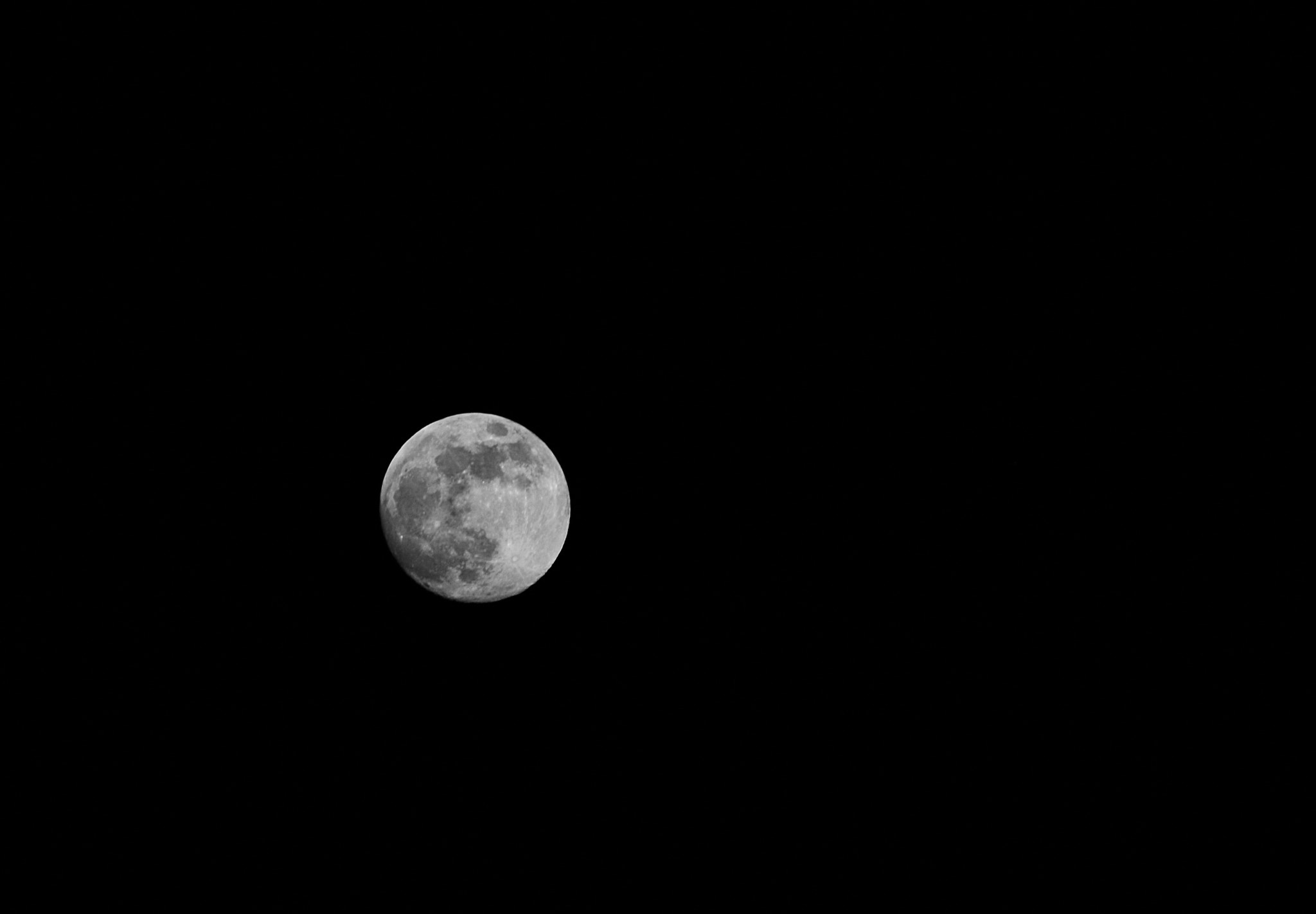 Canon EF 75-300mm f/4-5.6 USM sample photo. Lune / moon photography