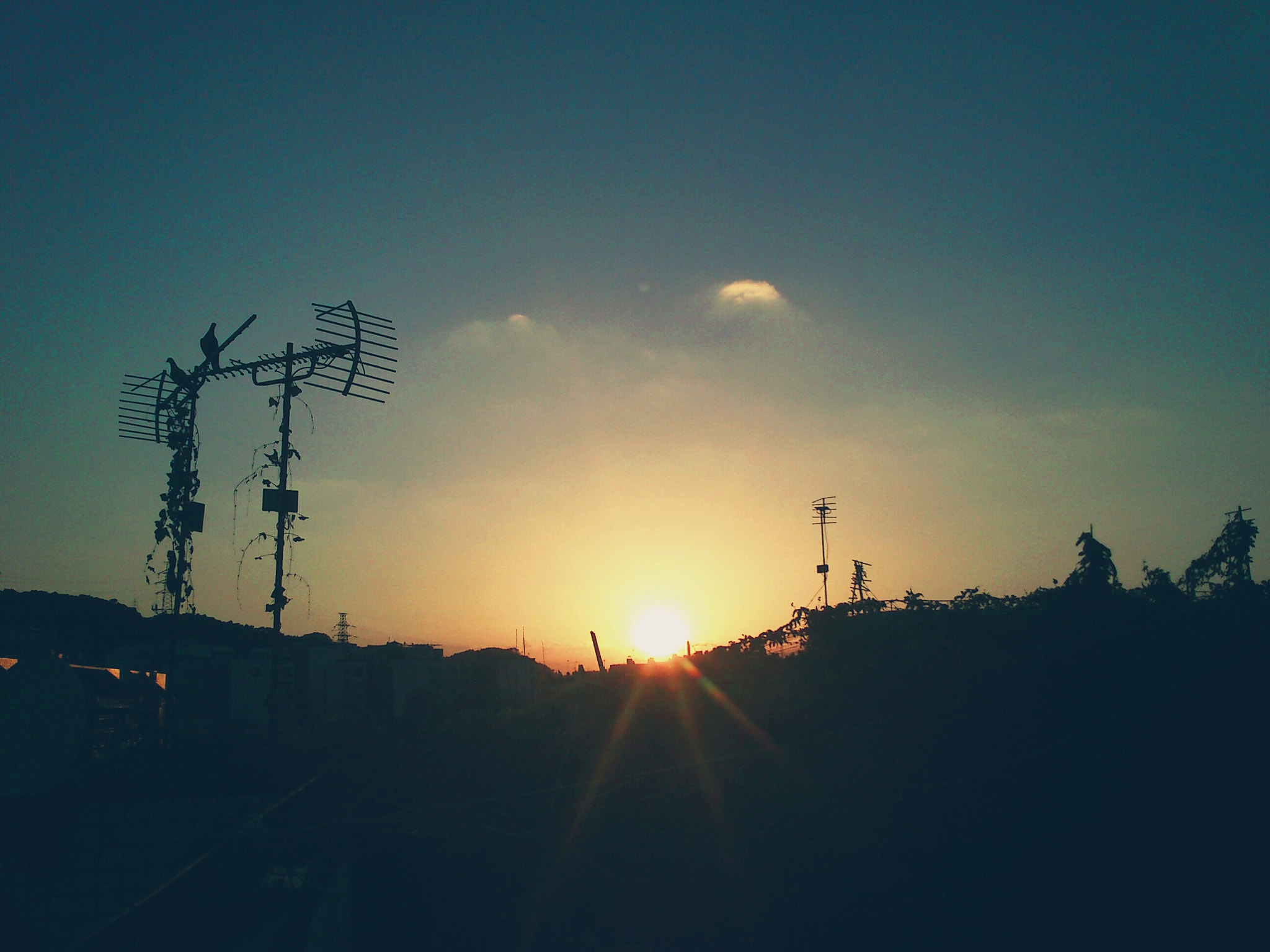 Sony Ericsson Xperia neo V sample photo. 夕阳 photography