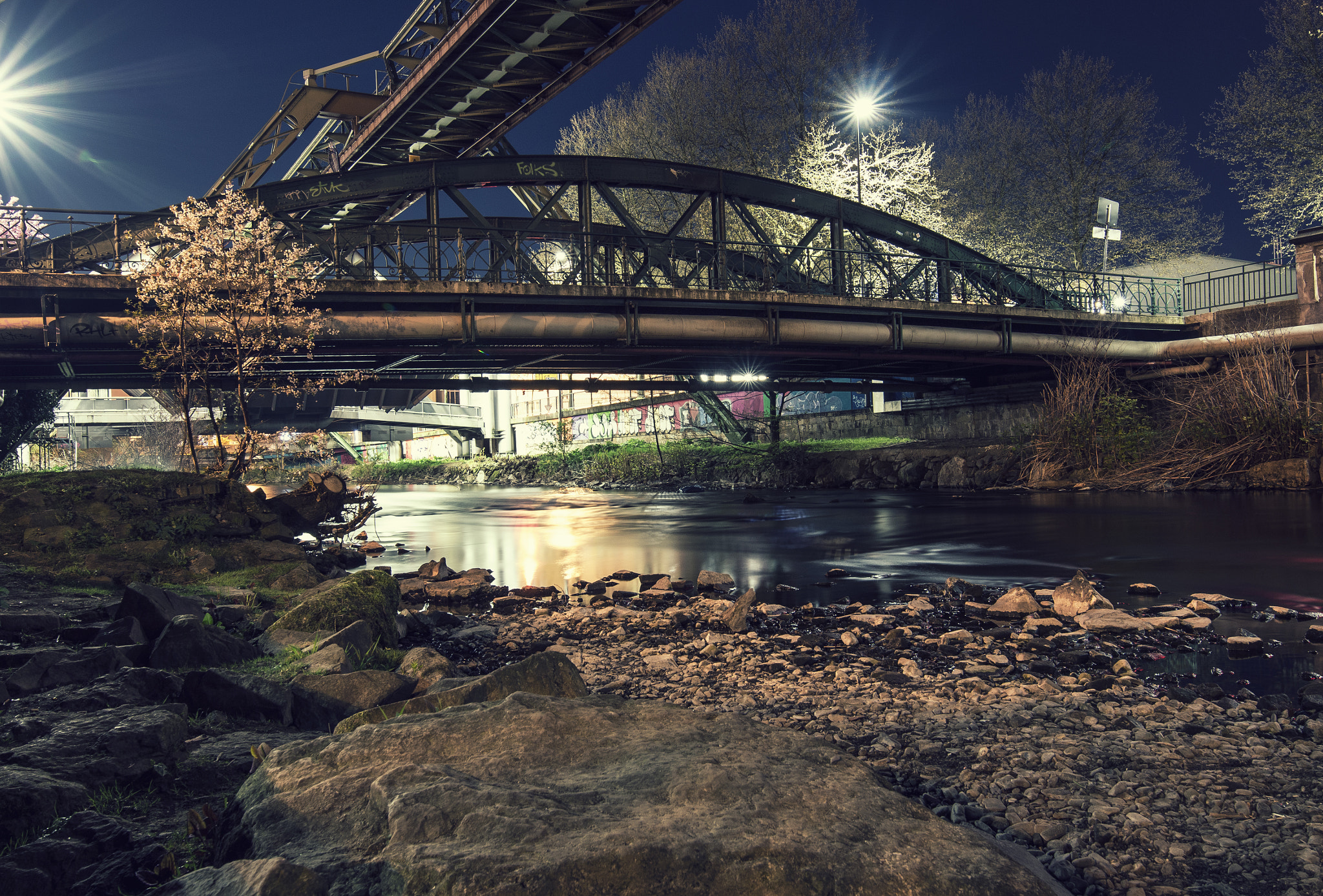 Canon EOS 70D + Canon EF 300mm f/2.8L sample photo. Wuppertal bridge photography