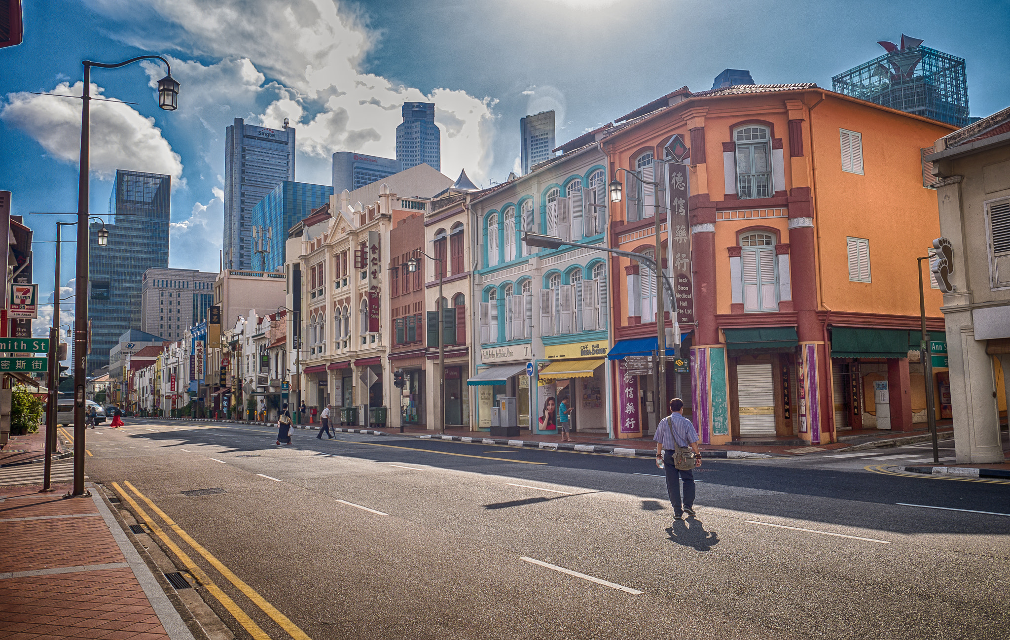 Fujifilm X-A1 + Fujifilm XF 18-55mm F2.8-4 R LM OIS sample photo. Chaina town in singapore photography