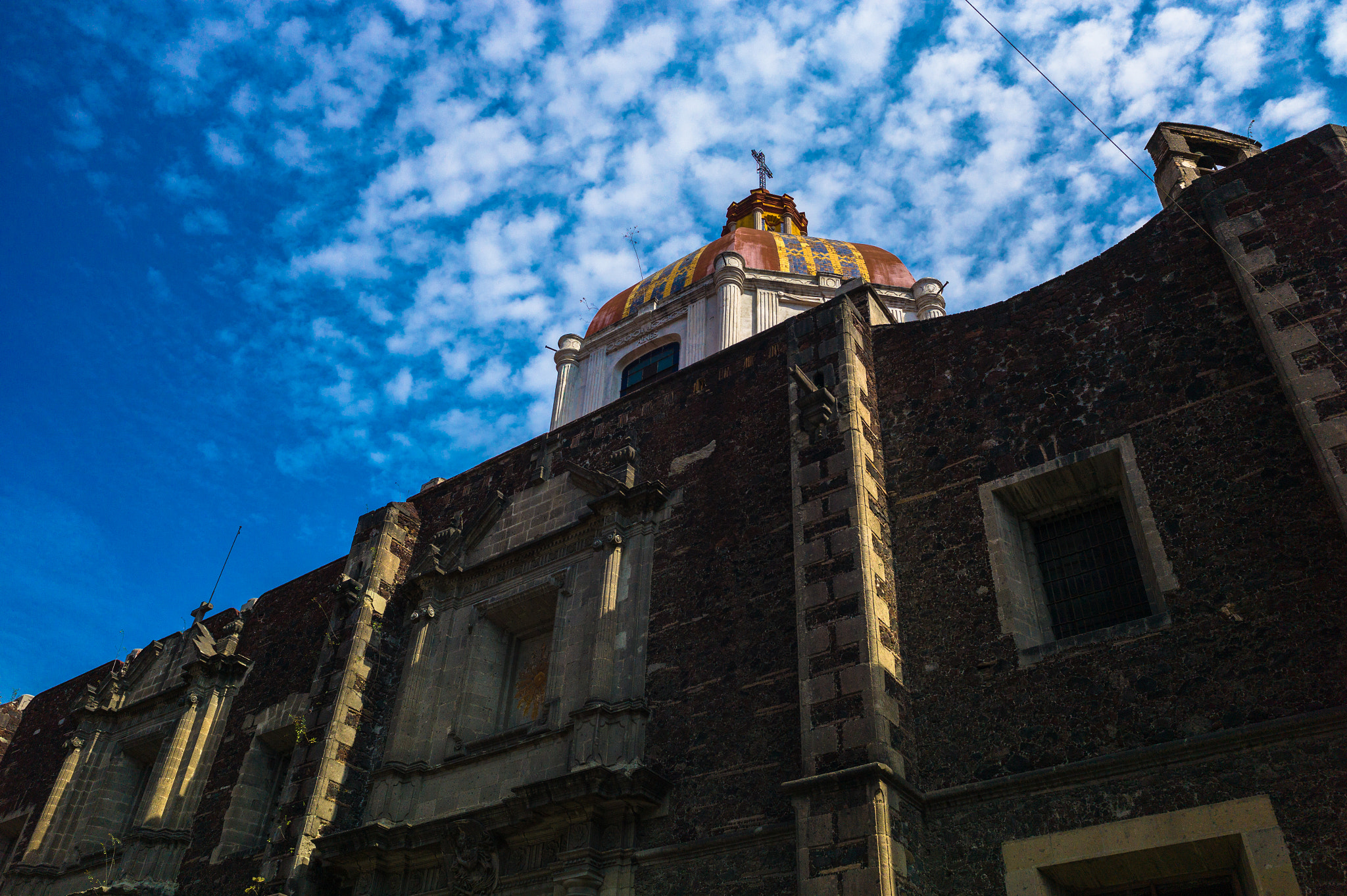 Leica M9 + Leica Elmarit-M 28mm f/2.8 (IV) sample photo. Templo de santa inés mexico city df photography