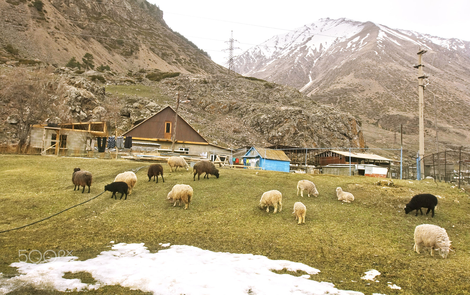 Canon EF 16-35mm F2.8L II USM sample photo. Village in caucasus mountain photography