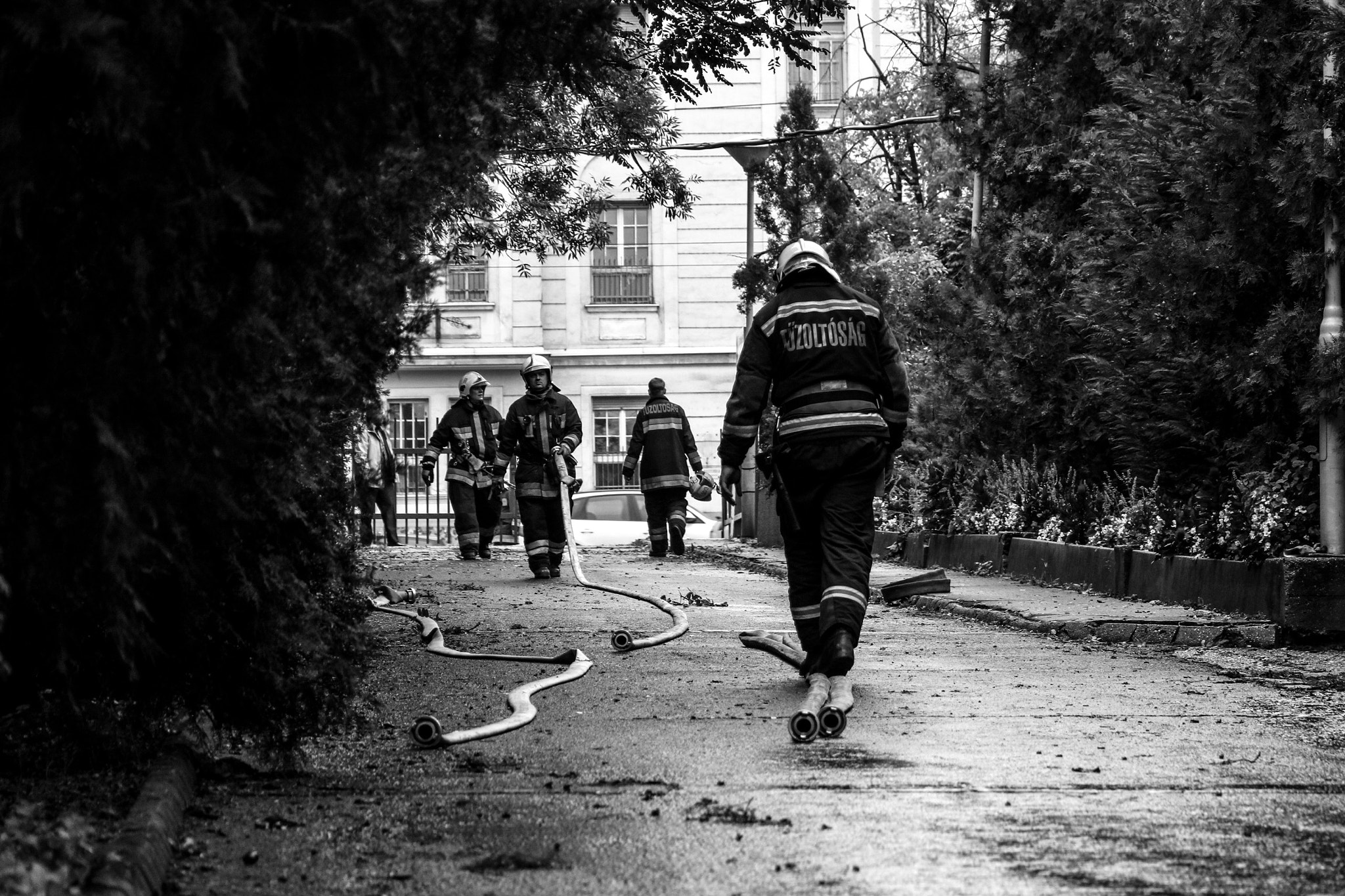 Canon EF 24-105mm F3.5-5.6 IS STM sample photo. Fire fighter / tűzoltó photography
