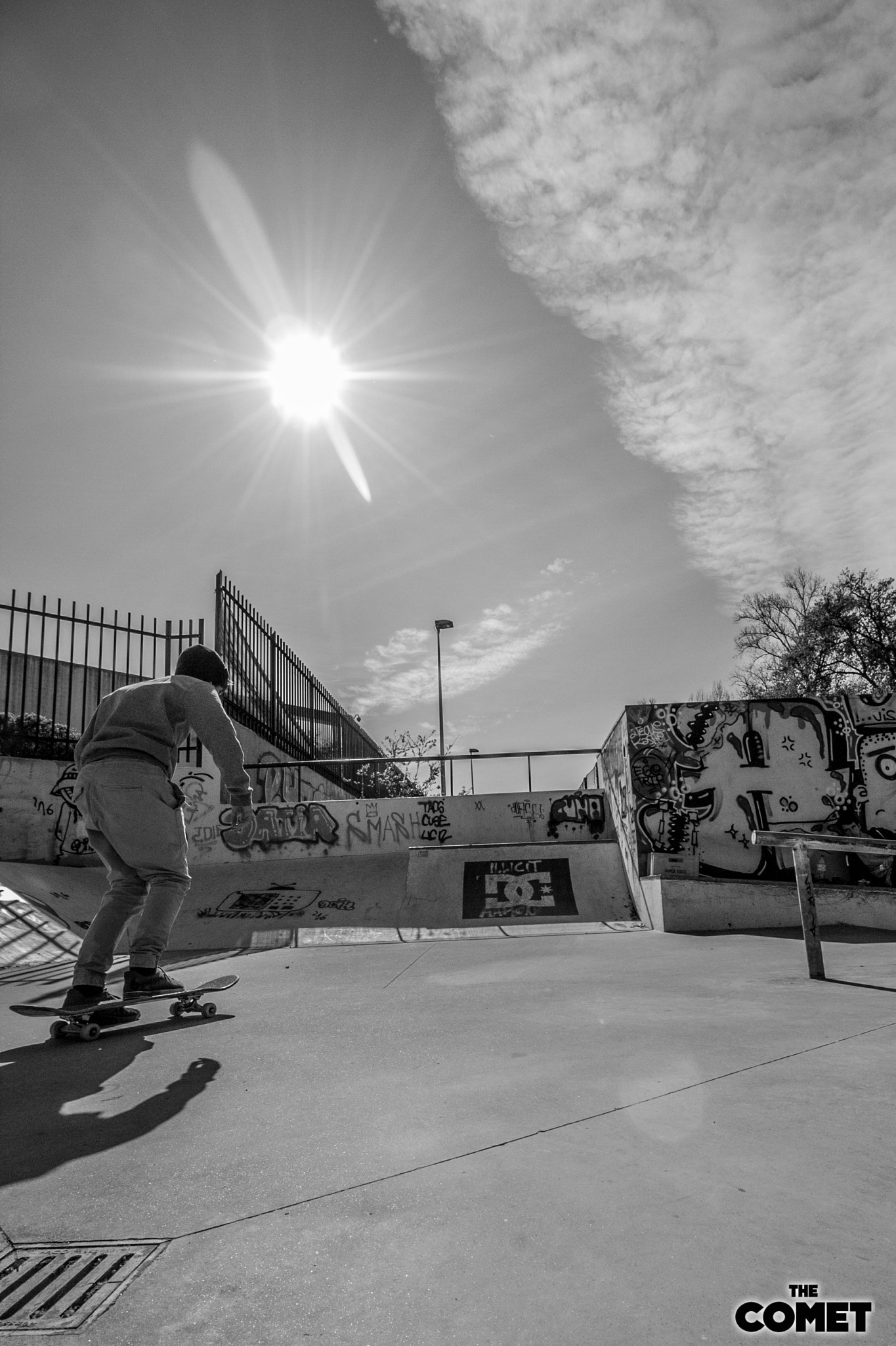 Canon EOS 40D + Canon EF-S 10-18mm F4.5–5.6 IS STM sample photo. Skater & skate park photography