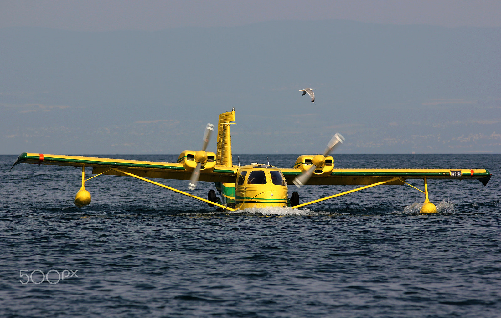 Sigma 150-500mm F5-6.3 DG OS HSM sample photo. Uc-1 twin bee seaplane in the léman's lake photography