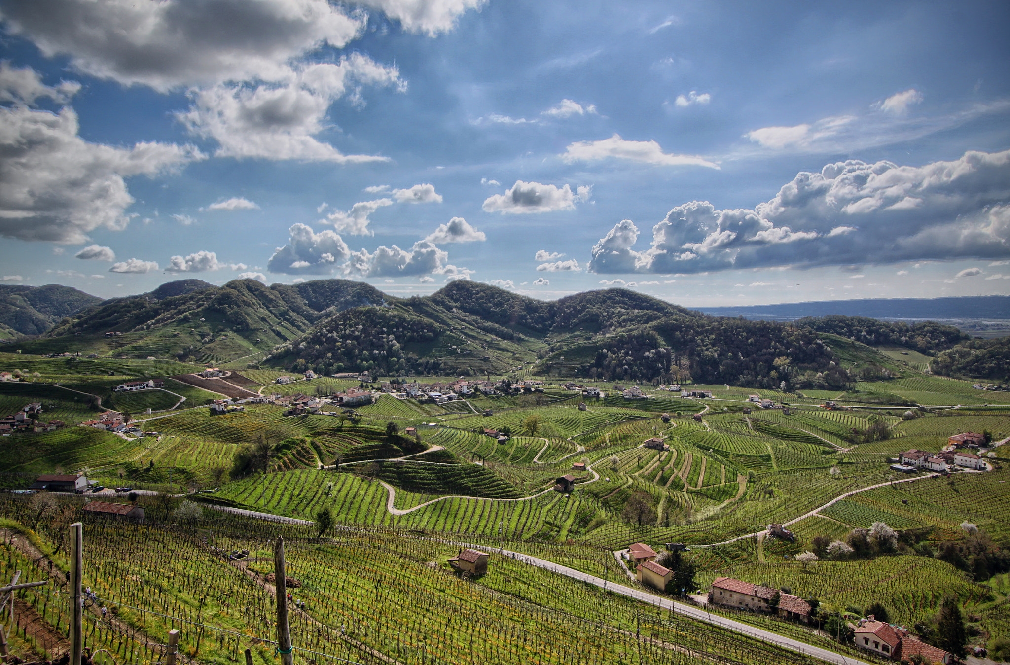 10.0 - 22.0 mm sample photo. Panorama di valdobbiadene photography