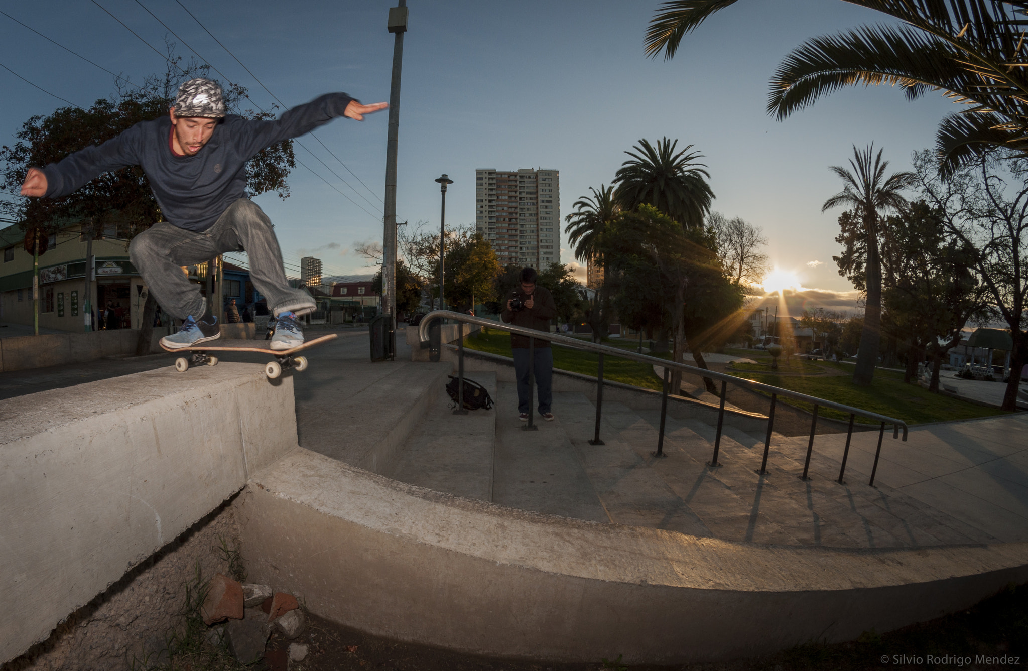 Nikon D5000 + Samyang 8mm F3.5 Aspherical IF MC Fisheye sample photo. Joaq soto - walllie manual roll-in - valpo chile photography