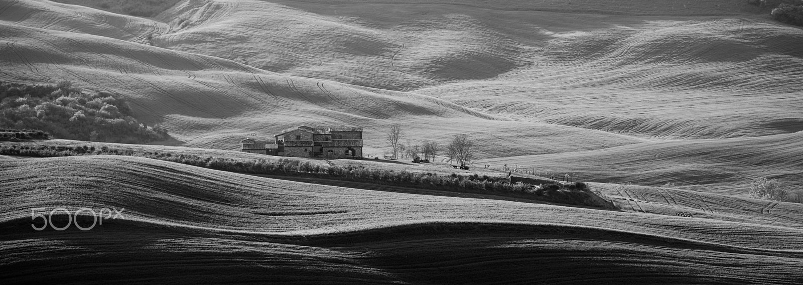 Nikon D3S + AF-S Zoom-Nikkor 80-200mm f/2.8D IF-ED sample photo. Toscana in bw photography