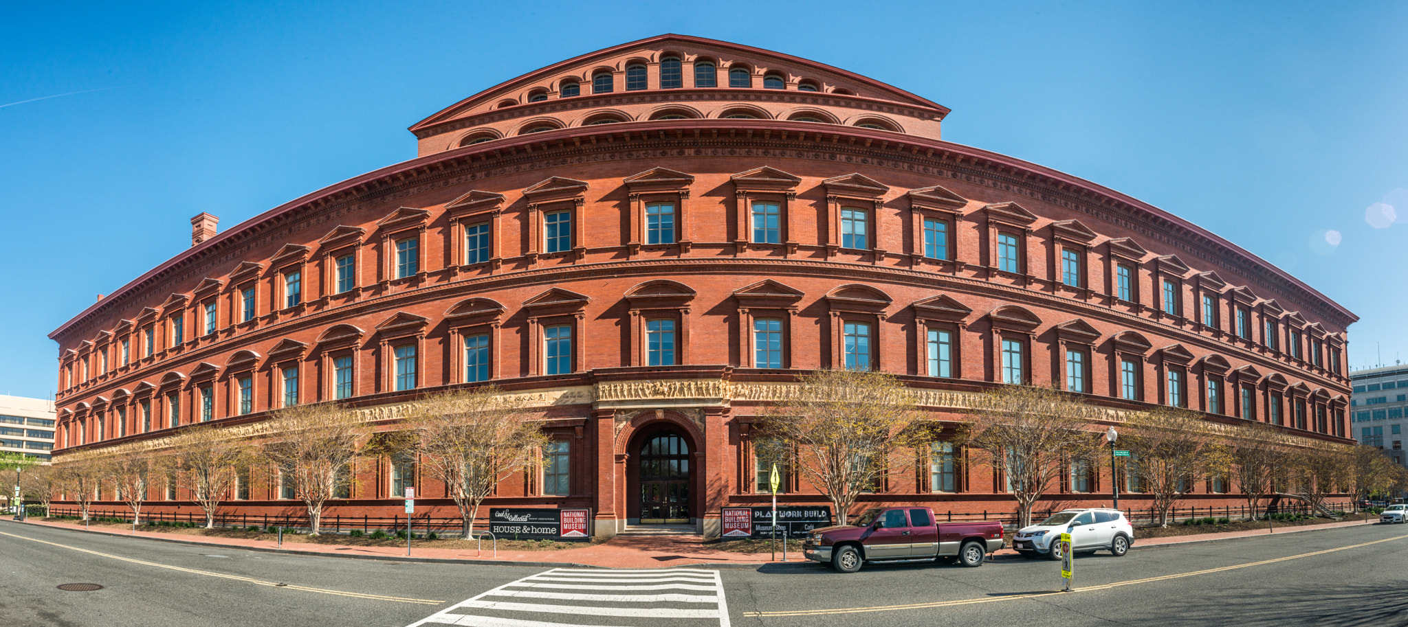 Nikon D800 + AF Nikkor 24mm f/2.8 sample photo. National building museum panorama photography
