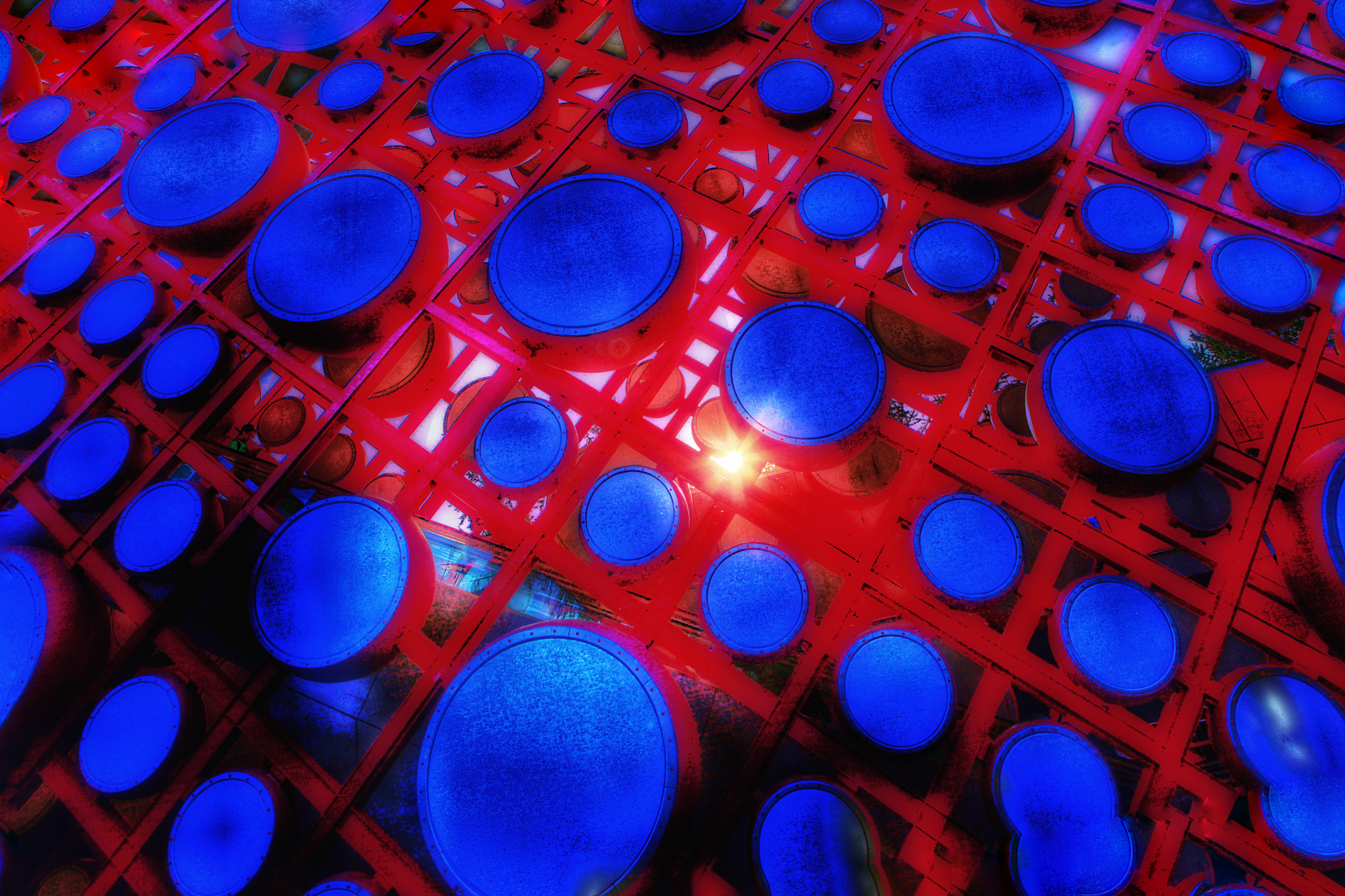 Canon EF 24-70mm F2.8L USM sample photo. Blue&red photography
