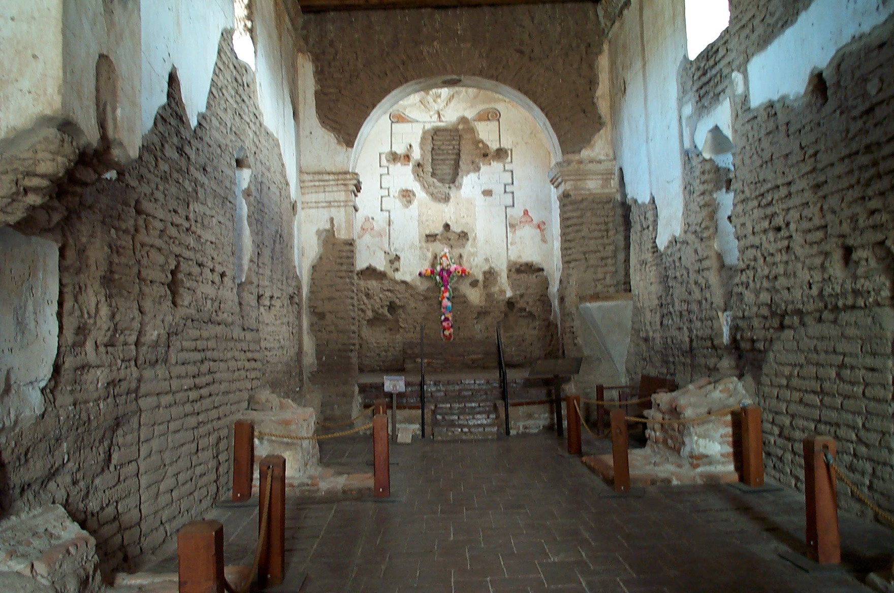Kodak DC280 ZOOM DIGITAL CAMERA sample photo. Church renovation process - mission san xavier del bac photography