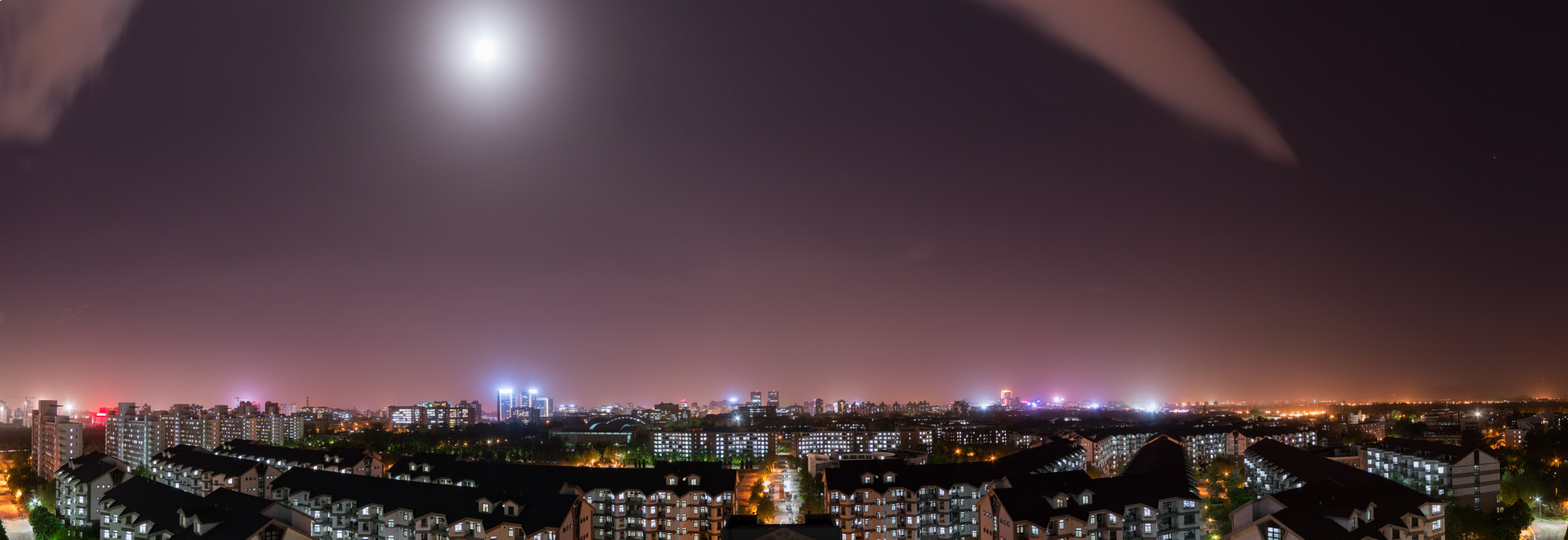 Samyang 14mm F2.8 ED AS IF UMC sample photo. Night view of tsinghua university photography