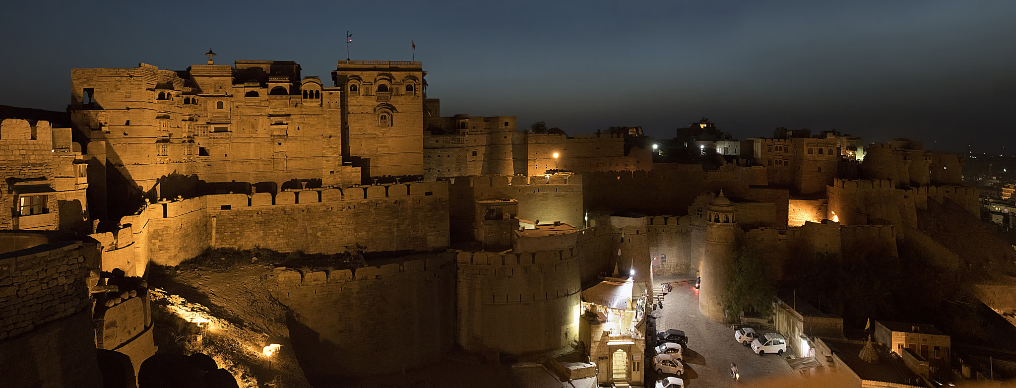 Canon EF 28-300mm F3.5-5.6L IS USM sample photo. Jaisalmer fort at night photography