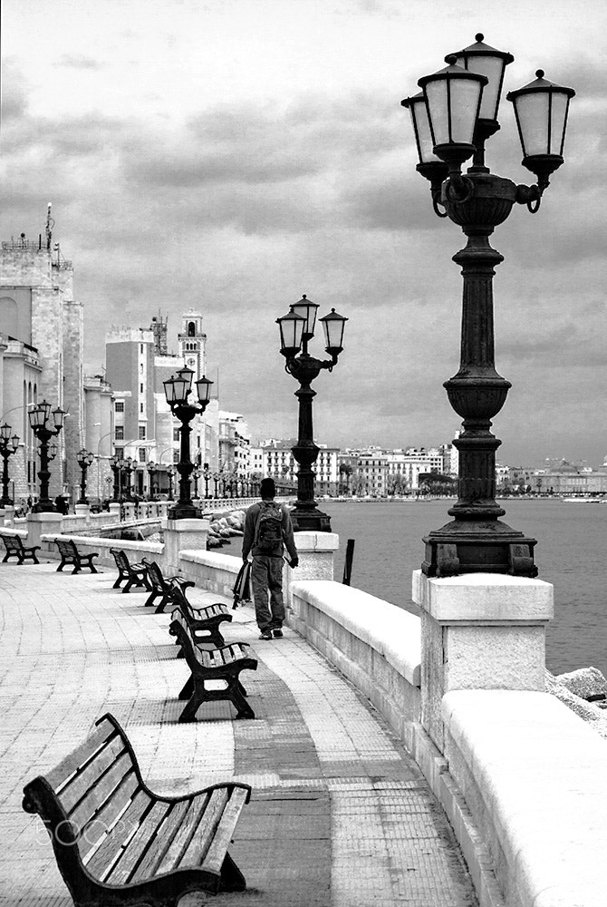 Canon EF-S 18-55mm F3.5-5.6 sample photo. Lungomare di bari - percorsi photography