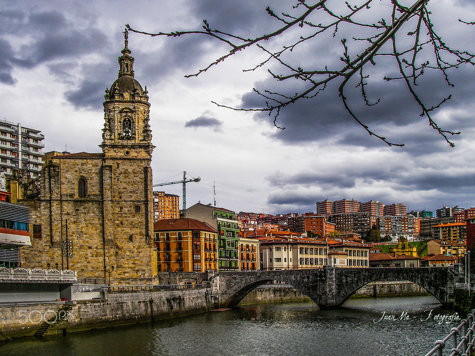 SANYO E60 sample photo. Iglesia & puente de san antón photography