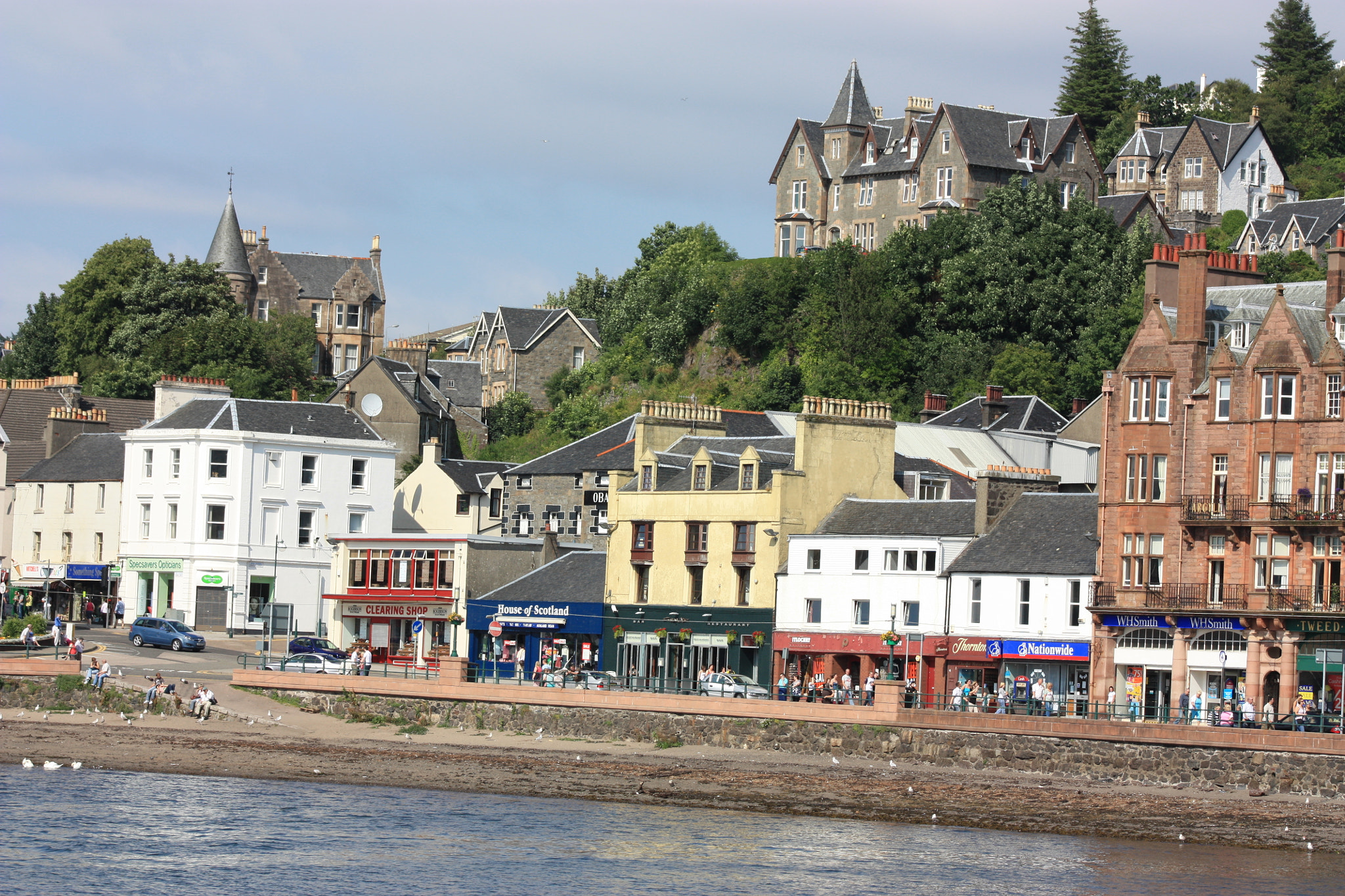 Canon EF 75-300mm f/4-5.6 USM sample photo. Beautiful city of oban (3) photography
