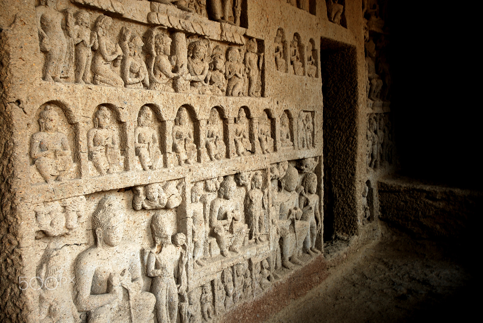 Nikon D200 sample photo. Kanheri caves, india photography