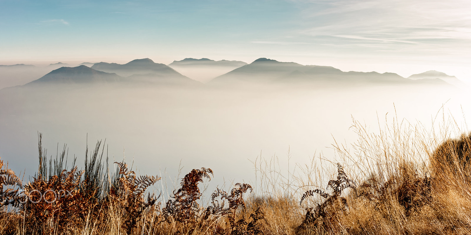 Sigma 18-125mm F3.8-5.6 DC OS HSM sample photo. Fog over the mountains photography