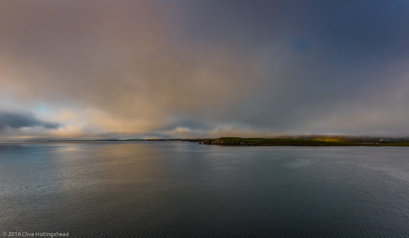 Sigma 8-16mm F4.5-5.6 DC HSM sample photo. Sun up on shetland photography