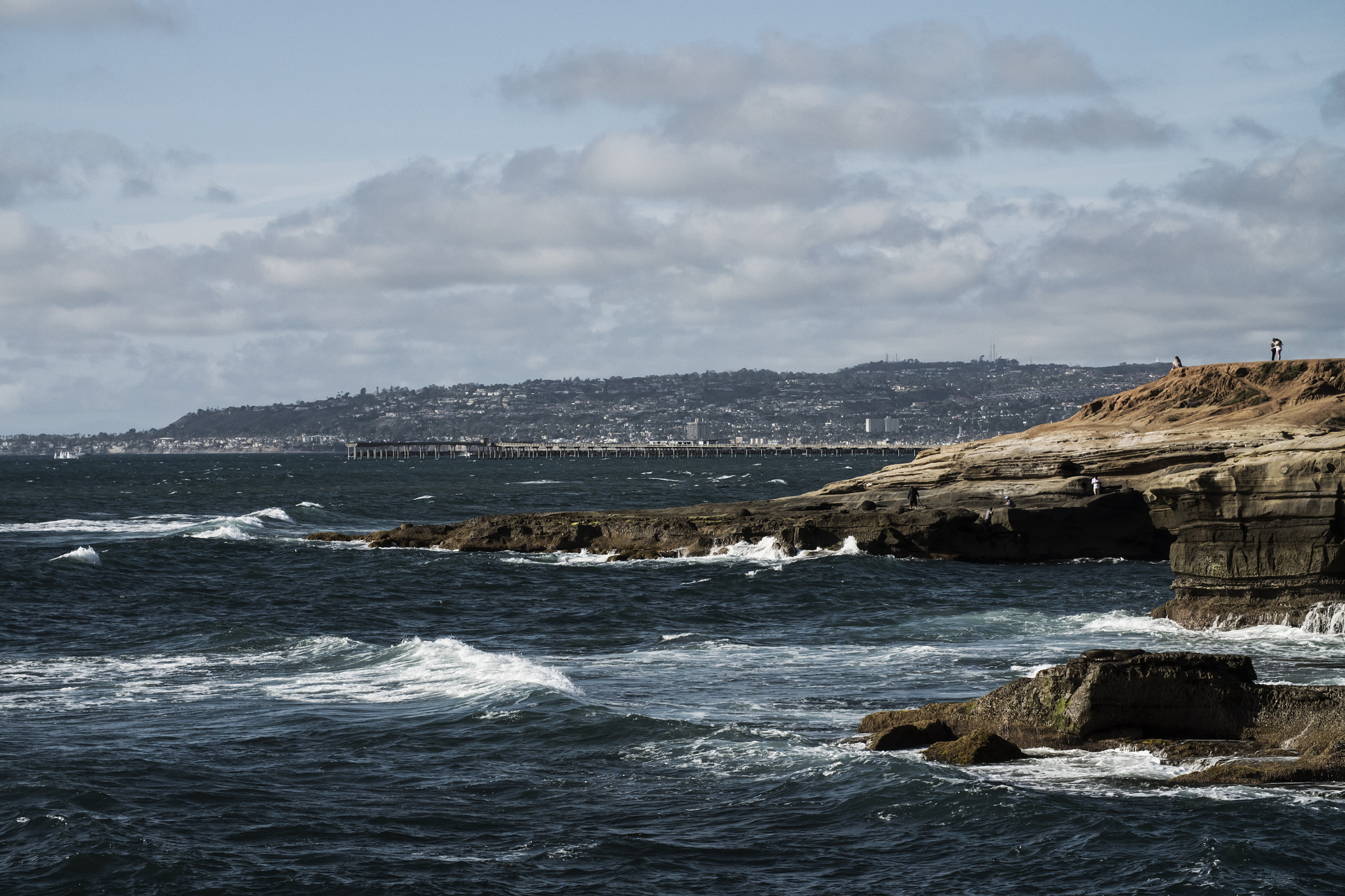 Panasonic Lumix DMC-GH4 + Canon EF 24-105mm F4L IS USM sample photo. Sunset cliffs photography