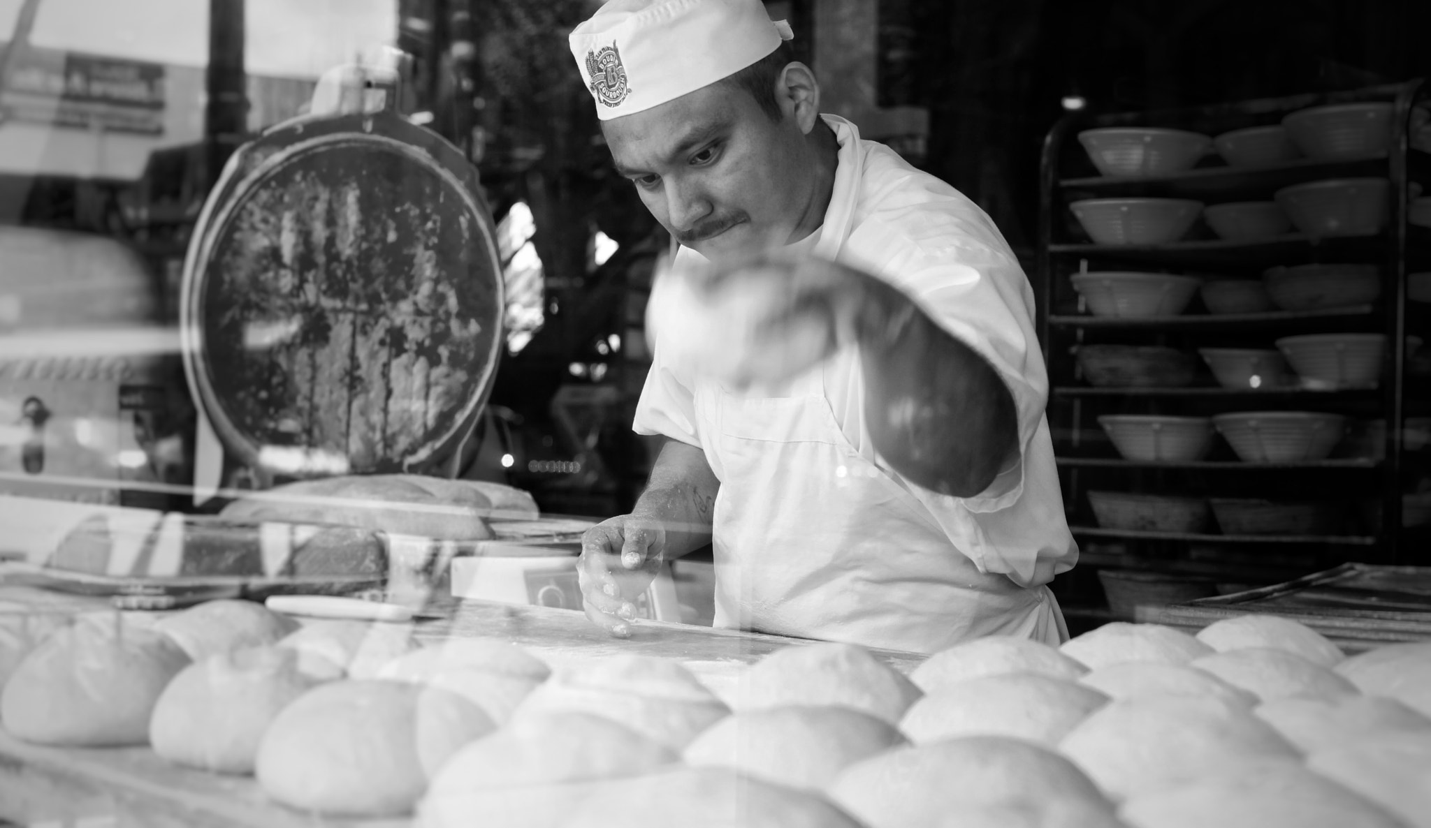 Canon EF 50mm F1.4 USM sample photo. Baker man. photography
