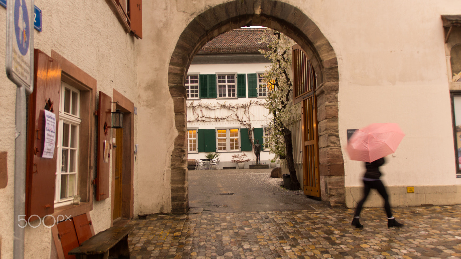 Sony SLT-A65 (SLT-A65V) + Tamron AF 28-105mm F4-5.6 [IF] sample photo. Basel in the rain photography