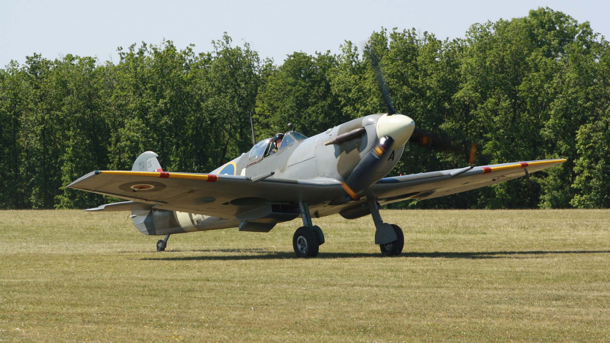 Canon EOS 1000D (EOS Digital Rebel XS / EOS Kiss F) + Canon EF 90-300mm F4.5-5.6 sample photo. "spitfire" photography
