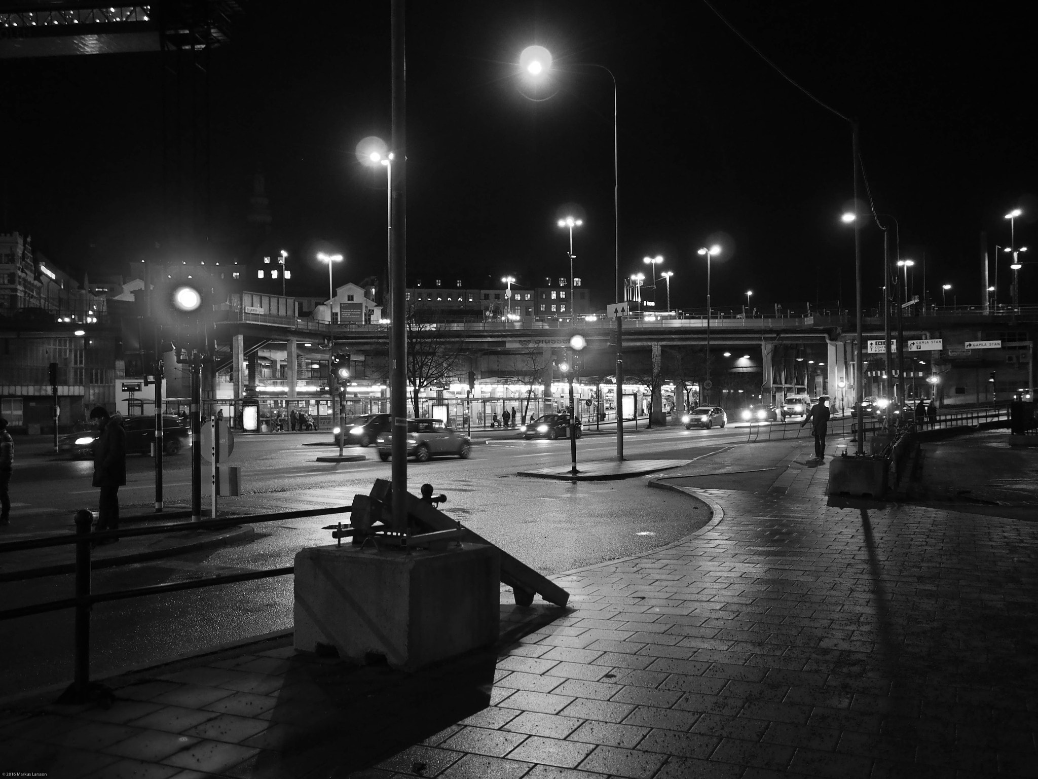 Olympus M.Zuiko Digital 17mm F1.8 sample photo. Outside slussen metro station, stockholm photography